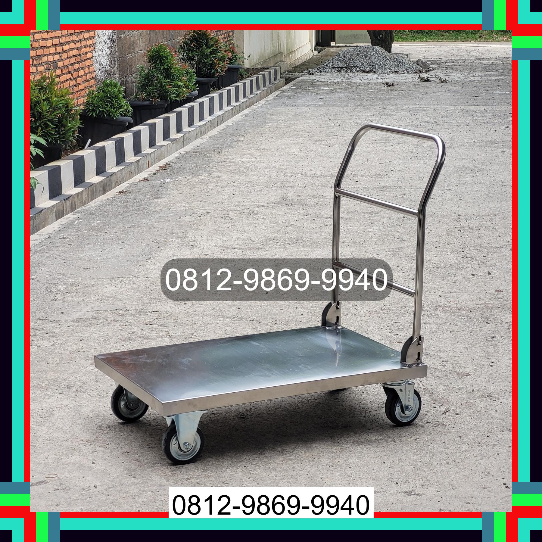 0812-9869-9940 Diskon Besar, Jual Handtruck Hand Truck 500 kgg & 300 kg | Troli Barang | Troli lipat | Troli angkut Ulugawo