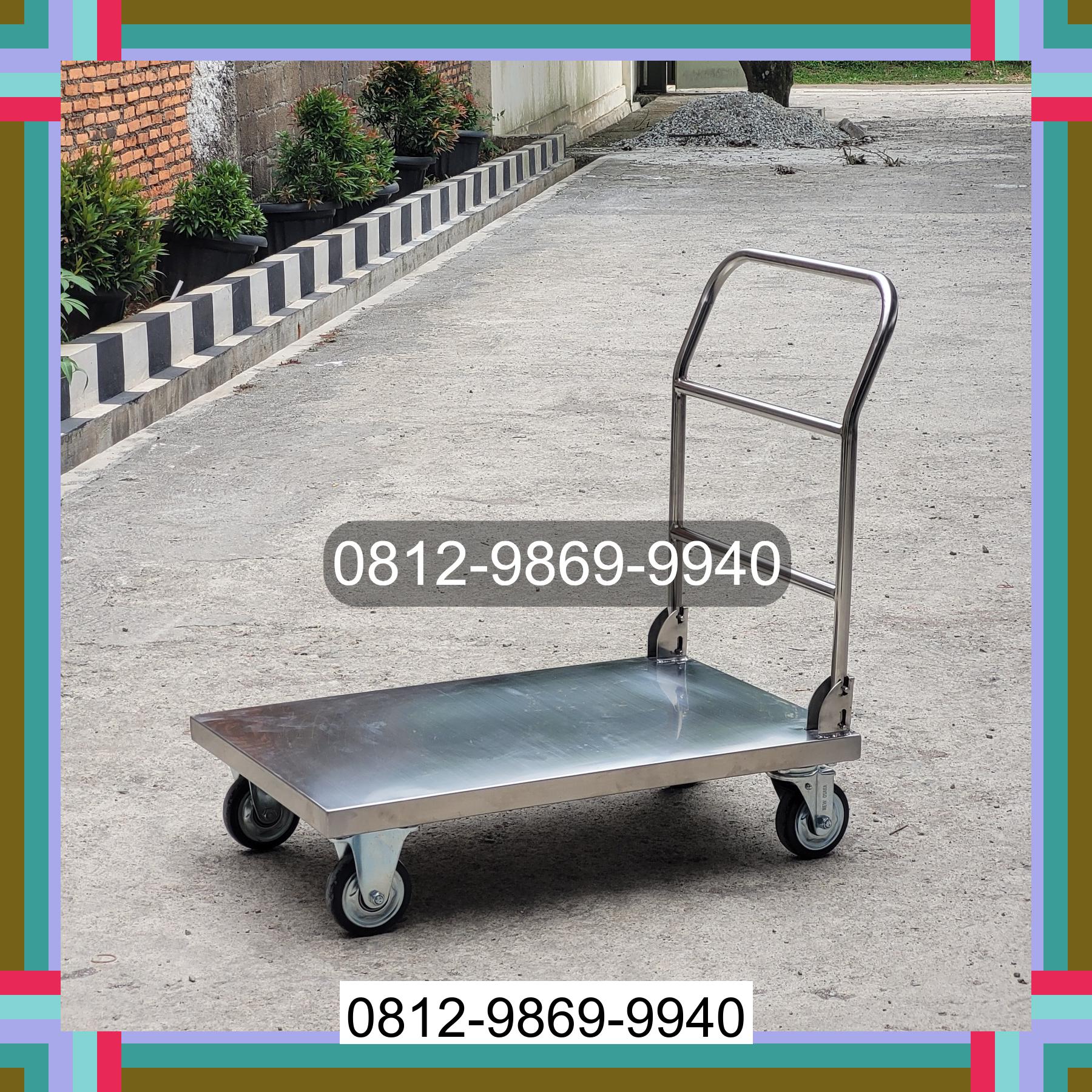 0812-9869-9940 Diskon Besar, Jual Handtruck Hand Truck 500 kgg & 300 kg | Troli Barang | Troli lipat | Troli angkut Umbunasi