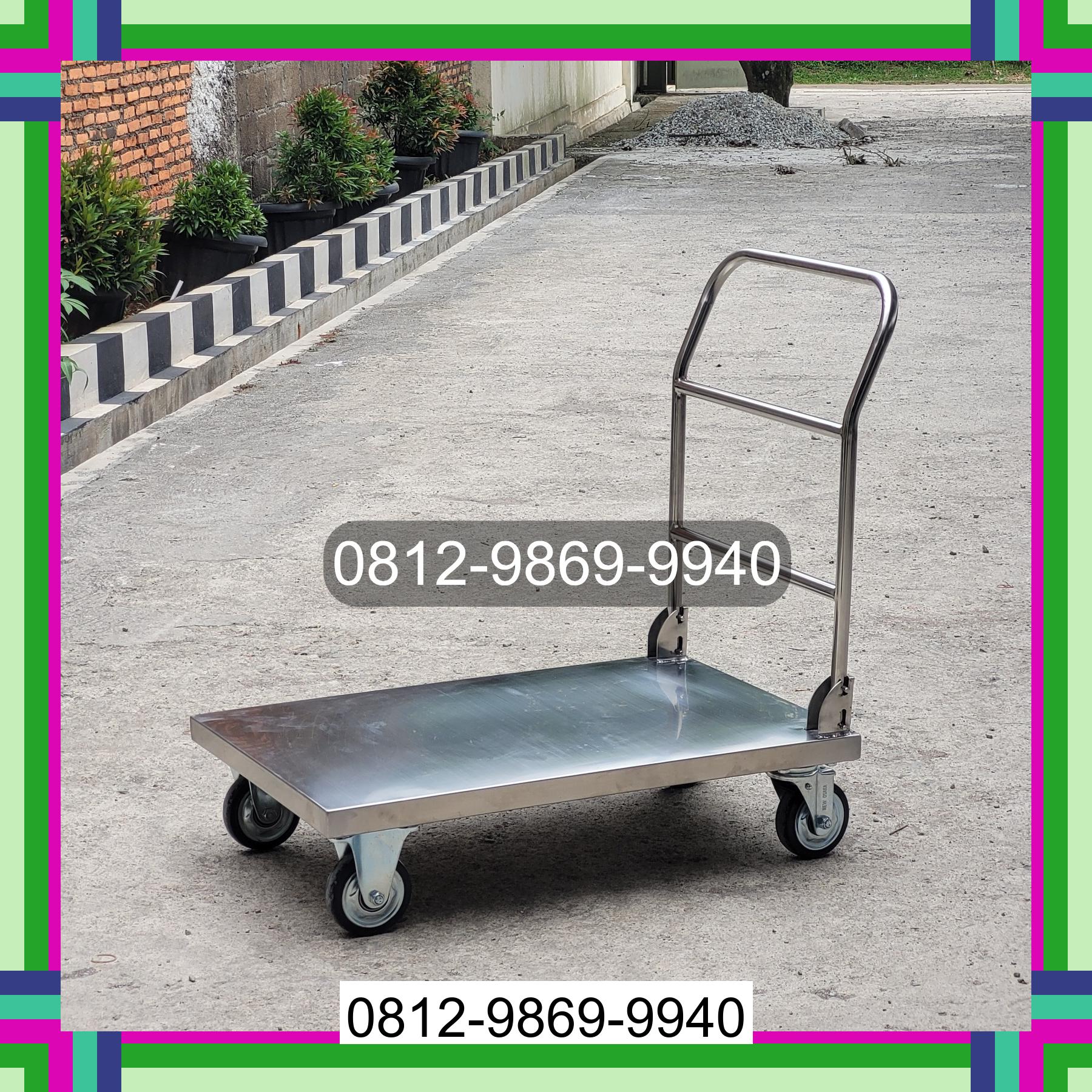0812-9869-9940 Diskon Besar, Jual Handtruck Hand Truck 500 kgg & 300 kg | Troli Barang | Troli lipat | Troli angkut Wampu