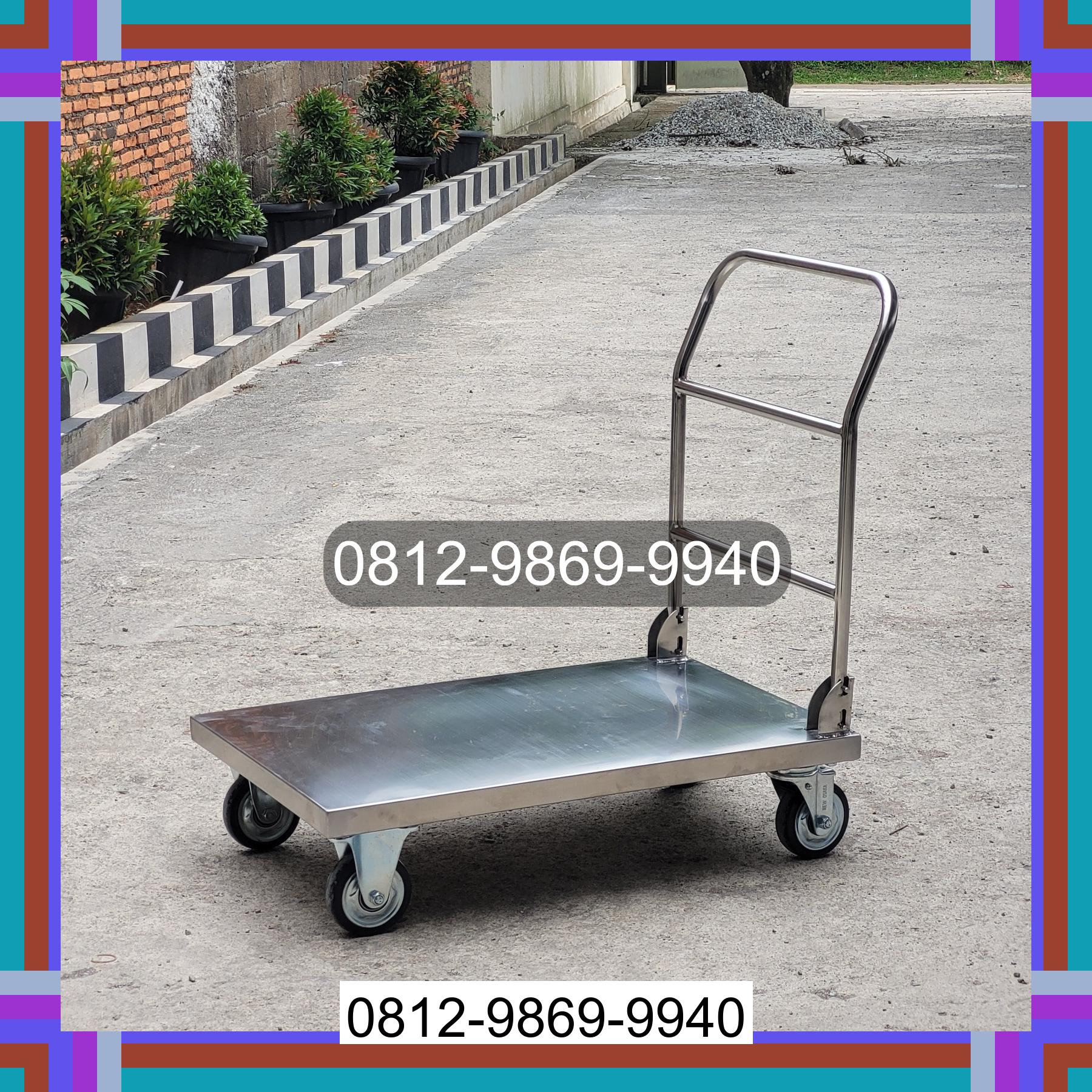 0812-9869-9940 Diskon Besar, Jual Handtruck Hand Truck 500 kgg & 300 kg | Troli Barang | Troli lipat | Troli angkut Yogyakarta