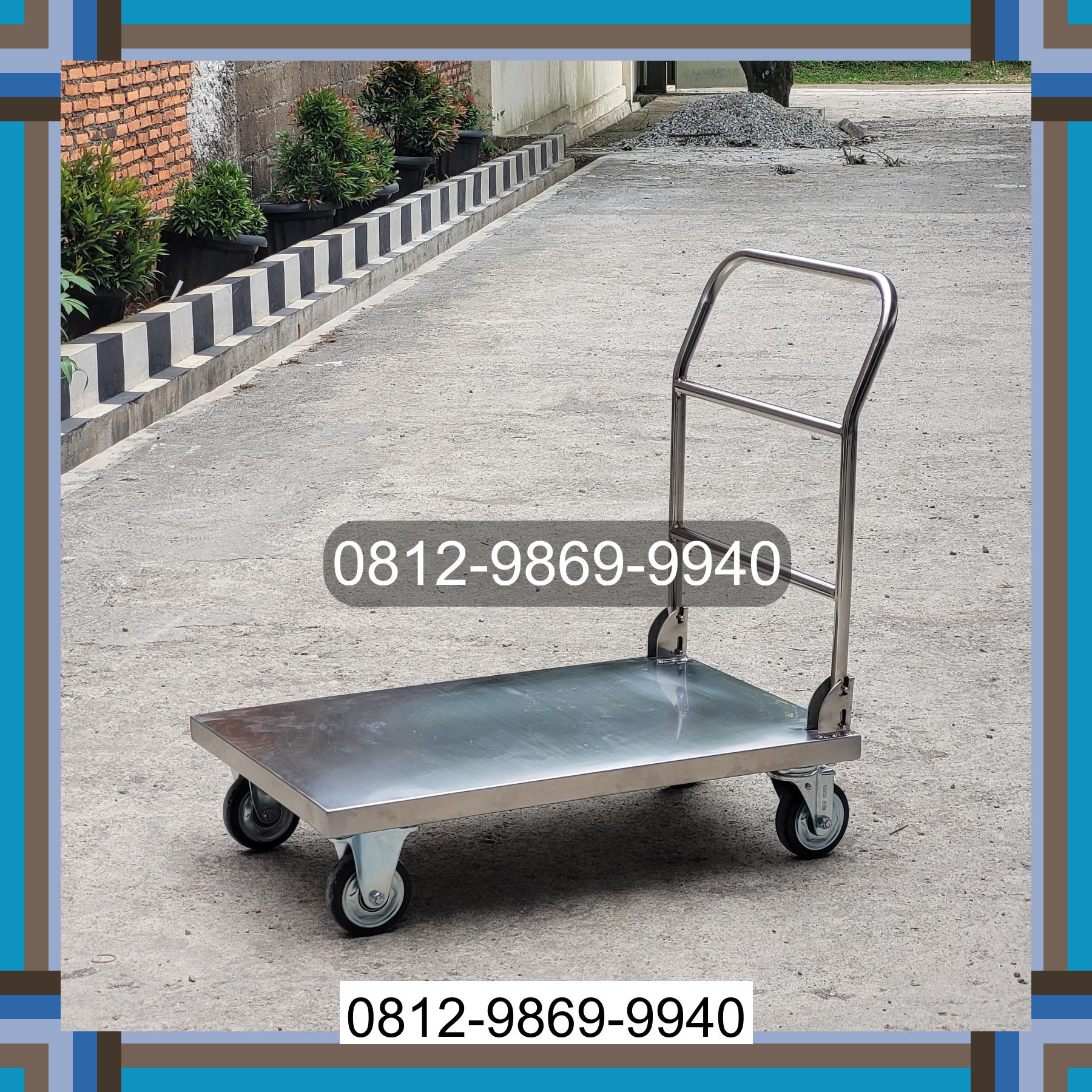 0812-9869-9940 Diskon Besar, Jual Handtruck Hand Truck 500 kgg & 300 kg | Trolley Barang | Trolley lipat | Trolley angkut Kalibening