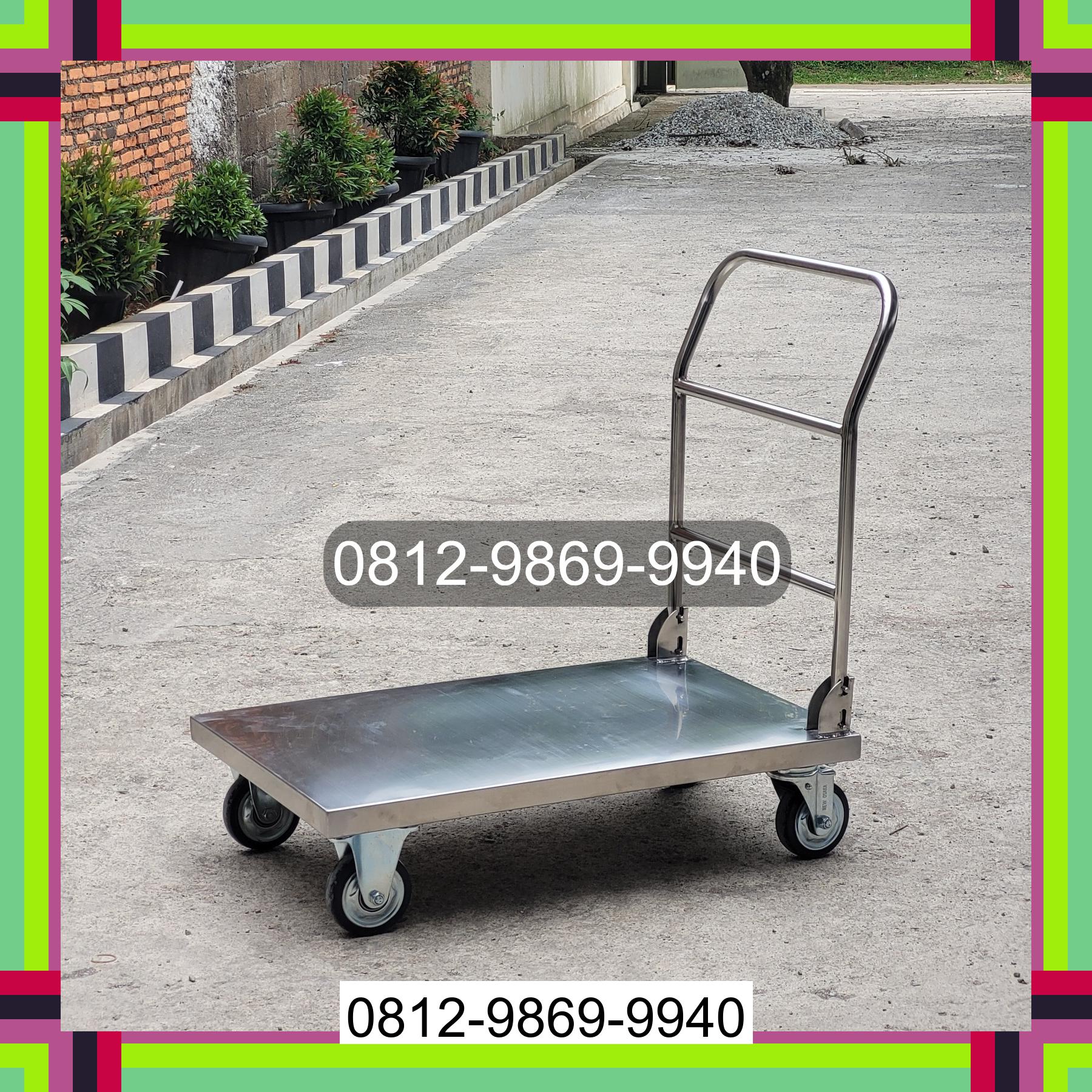 0812-9869-9940 Diskon Besar, Jual Handtruck Hand Truck 500 kgg & 300 kg | Trolley Barang | Trolley lipat | Trolley angkut Wawonii Tenggara