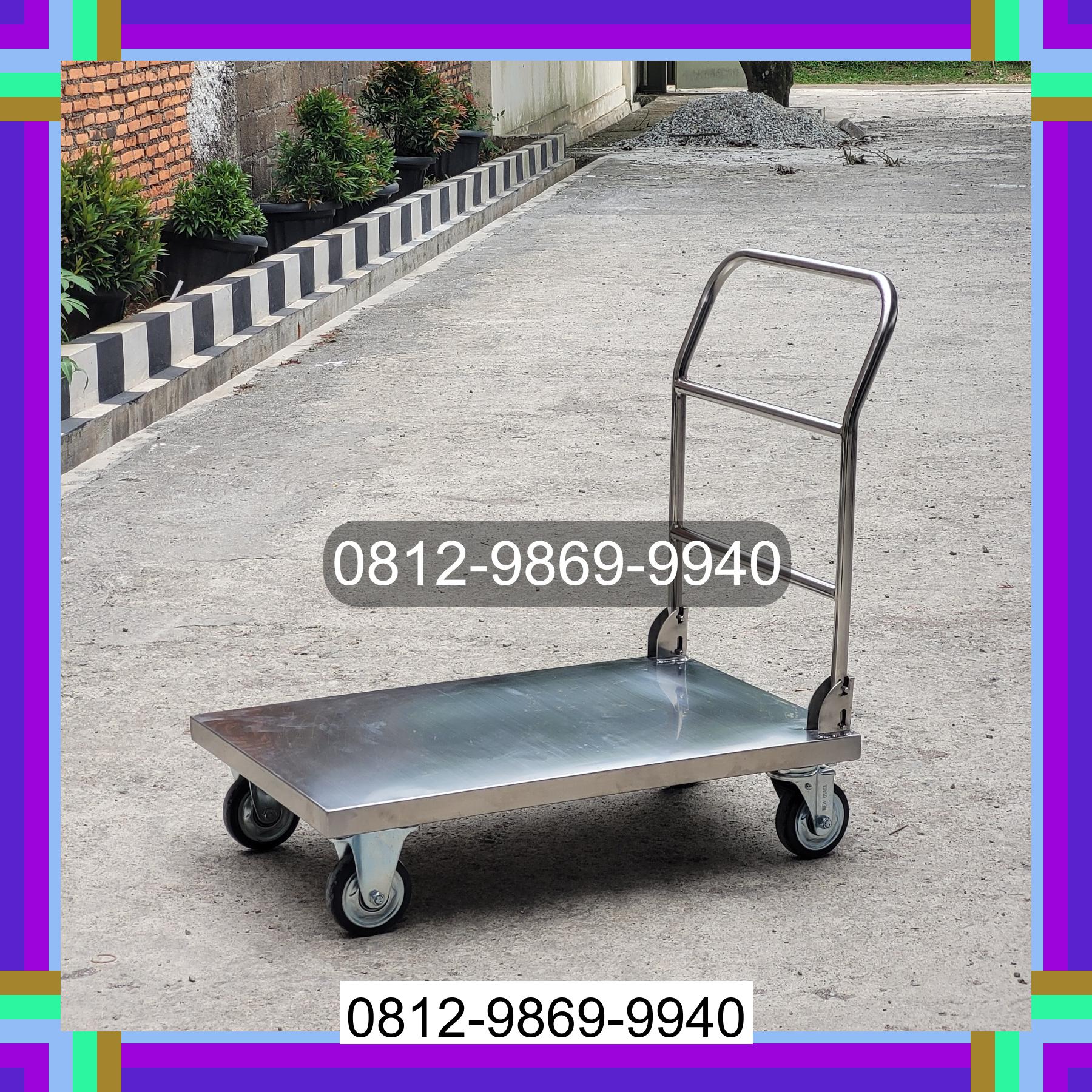 0812-9869-9940 Diskon Besar, Jual Handtruck Hand Truck 500 kgg & 300 kg | Trolley Barang | Trolley lipat | Trolley angkut Wetar Timur