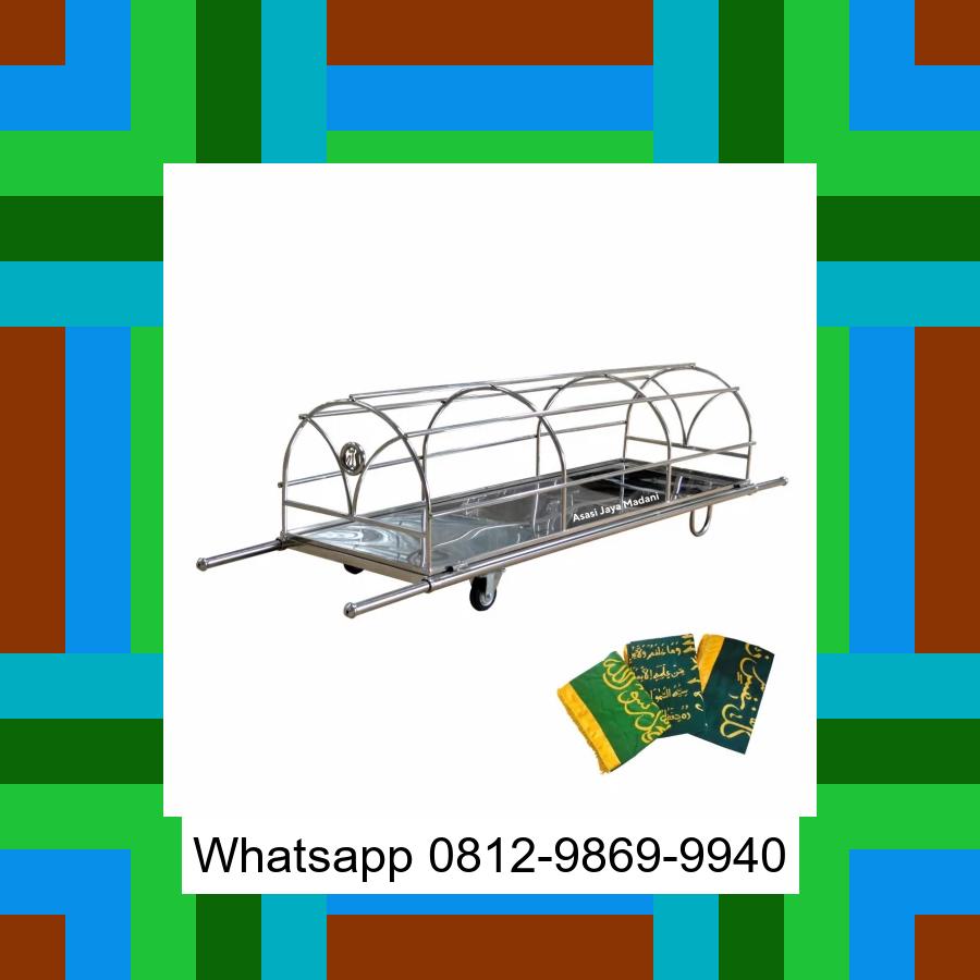 0812-9869-9940 Diskon Besar, Jual Keranda Mayat / Keranda Jenazah / Kurung batang stainless Bula
