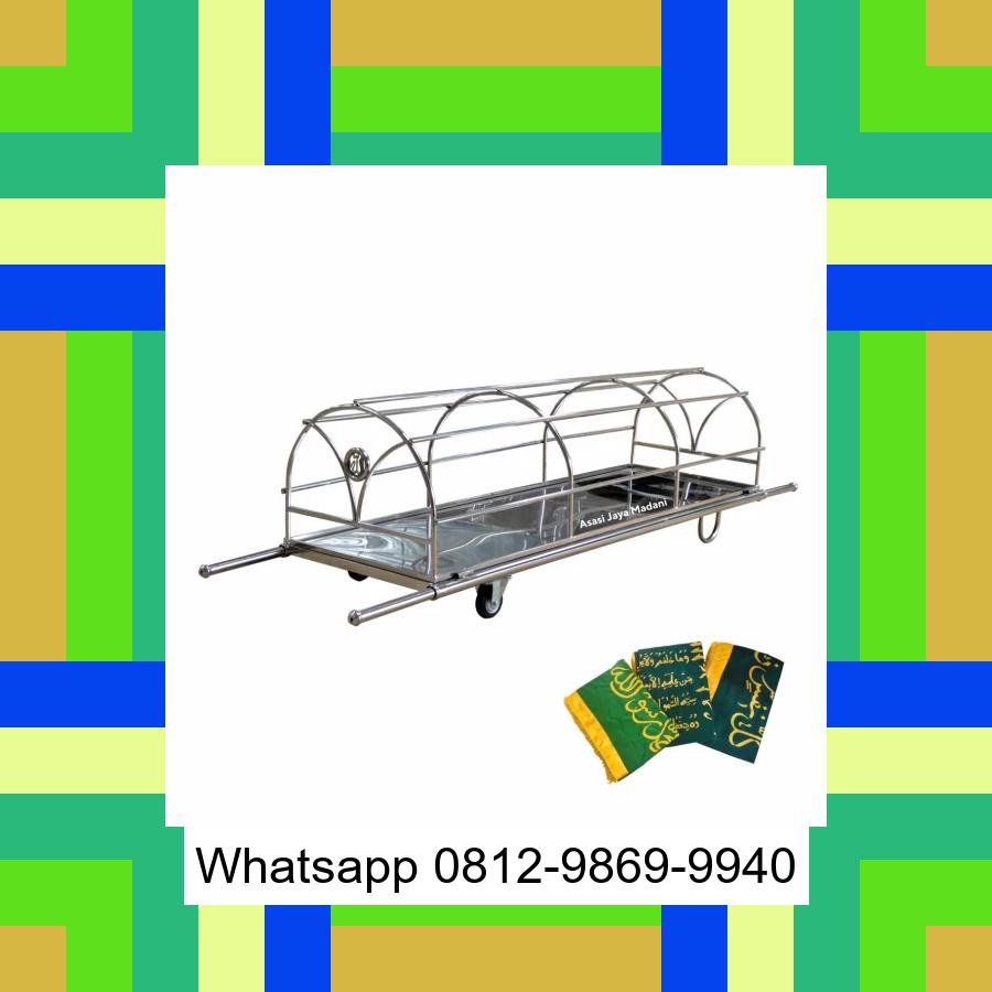 0812-9869-9940 Diskon Besar, Jual Keranda Mayat / Keranda Jenazah / Kurung batang stainless Cirebon