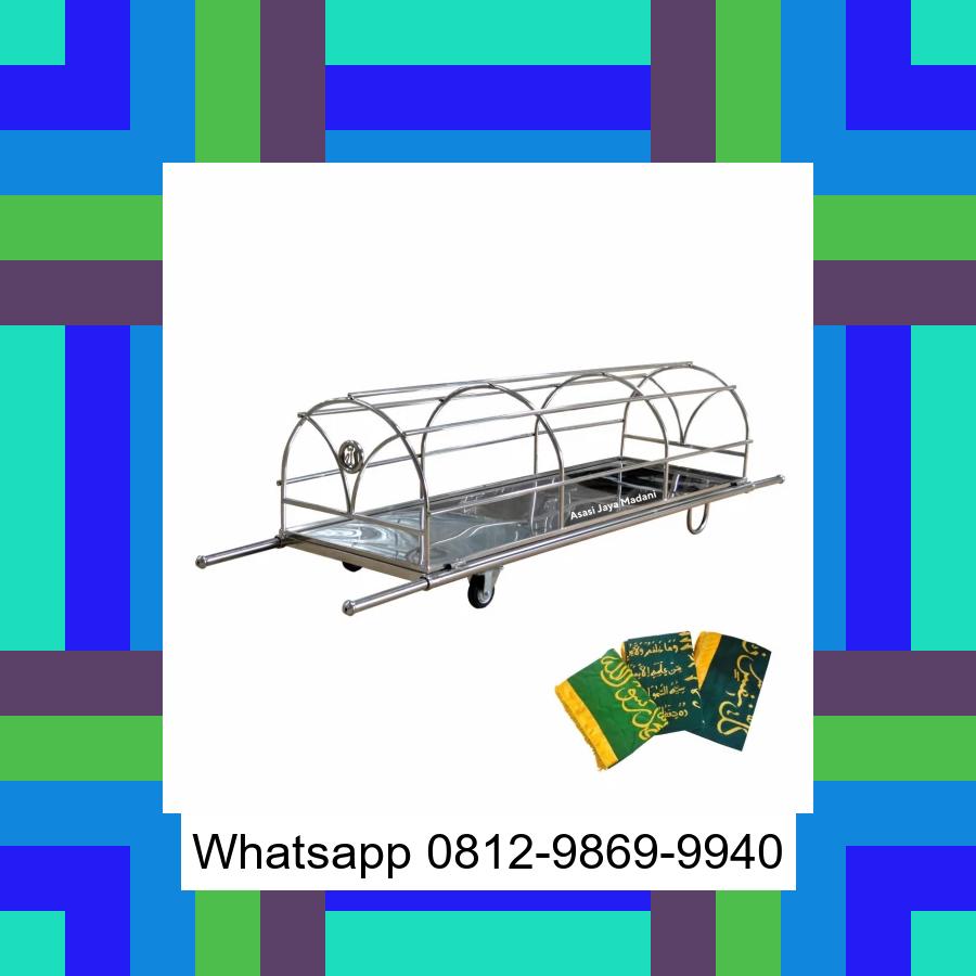 0812-9869-9940 Diskon Besar, Jual Keranda Mayat / Keranda Jenazah / Kurung batang stainless Pacitan