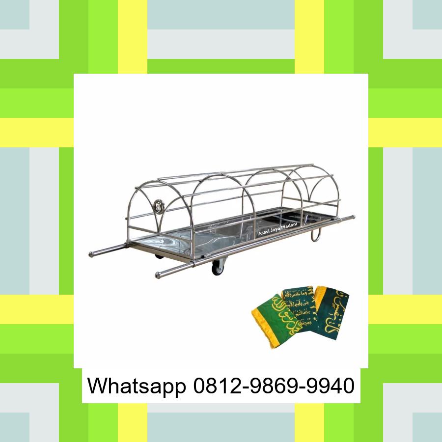 0812-9869-9940 Diskon Besar, Jual Keranda Mayat / Keranda Jenazah / Kurung batang stainless Pasuruan