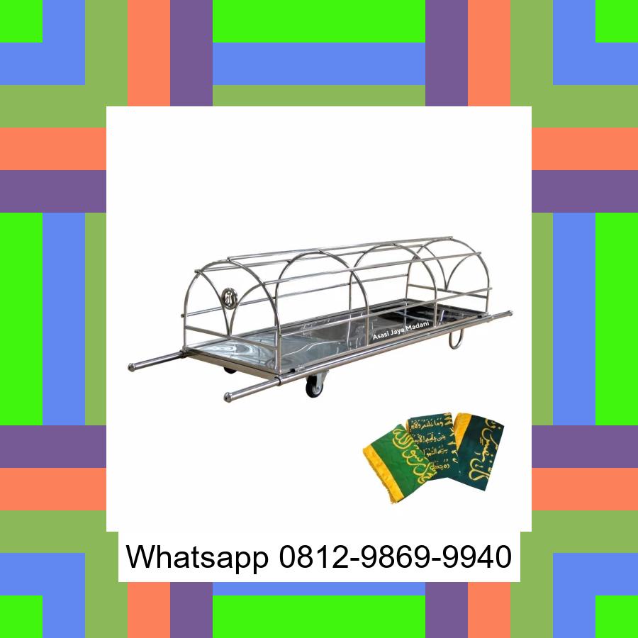 0812-9869-9940 Diskon Besar, Jual Keranda Mayat / Keranda Jenazah / Kurung batang stainless Sampang