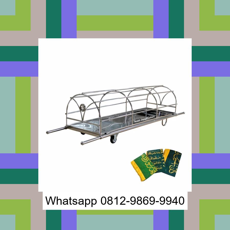0812-9869-9940 Diskon Besar, Jual Keranda Mayat / Keranda Jenazah / Kurung batang stainless Sidoarjo