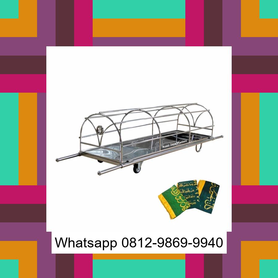 0812-9869-9940 Diskon Besar, Jual Keranda Mayat / Keranda Jenazah / Kurung batang stainless Sragen