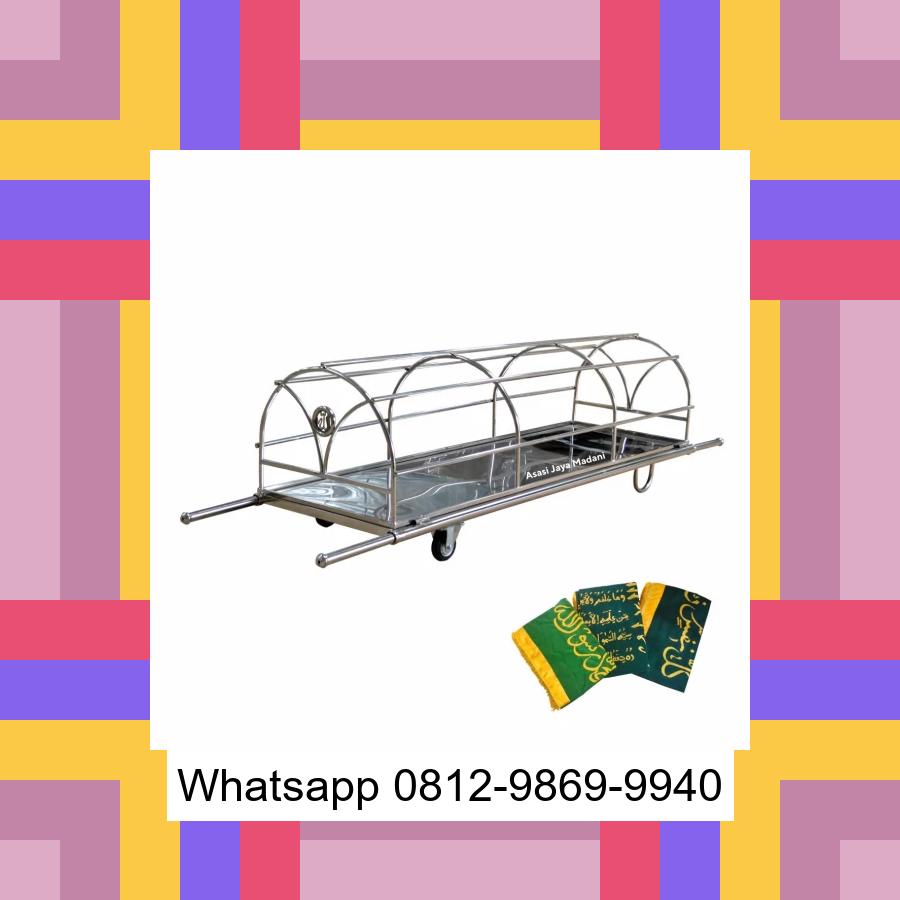 0812-9869-9940 Diskon Besar, Jual Keranda Mayat / Keranda Jenazah / Kurung batang stainless Surakarta