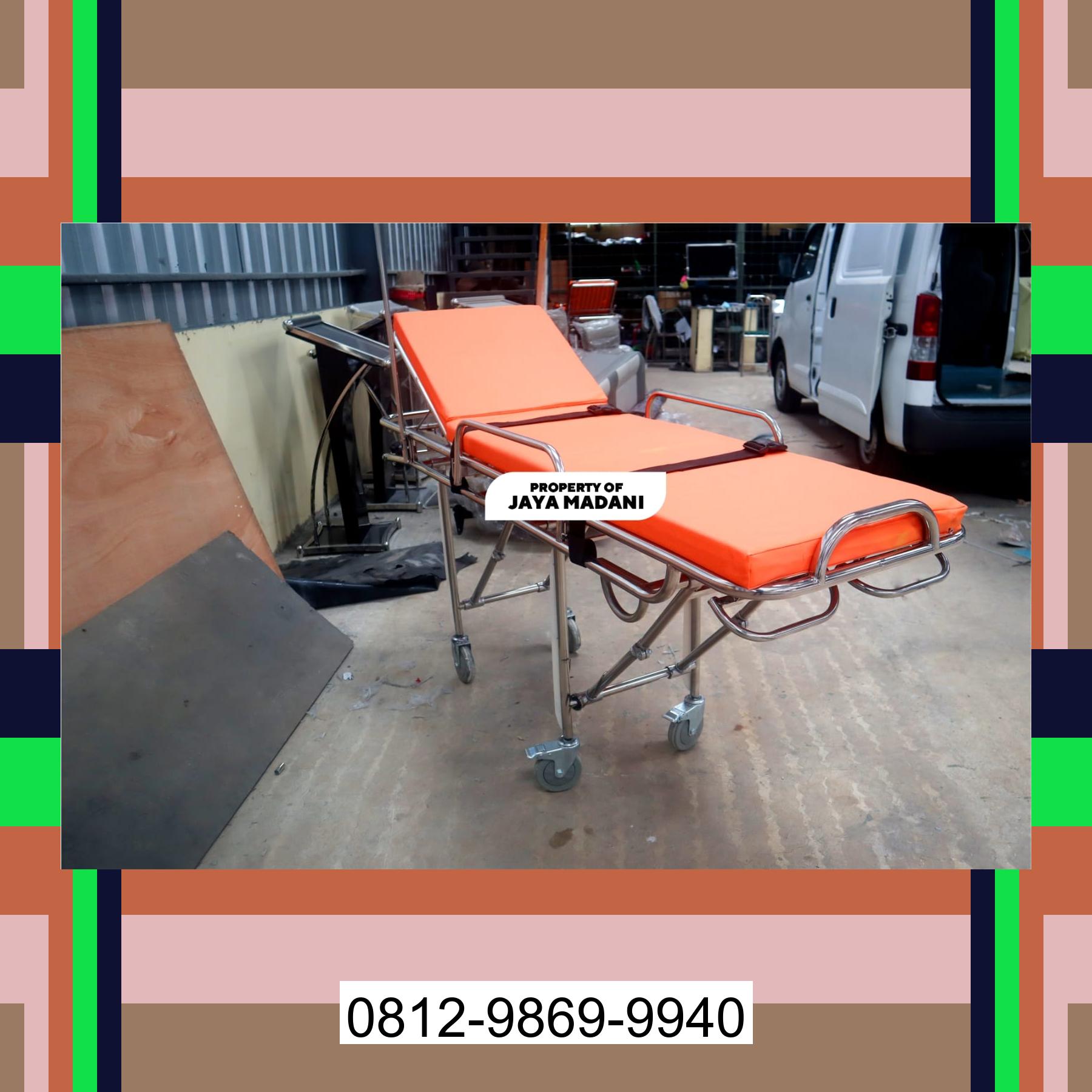 0812-9869-9940 Diskon Besar, Stretcher Ambulance | Strecher Brankar Ambulance Stainless Steel Kosarek