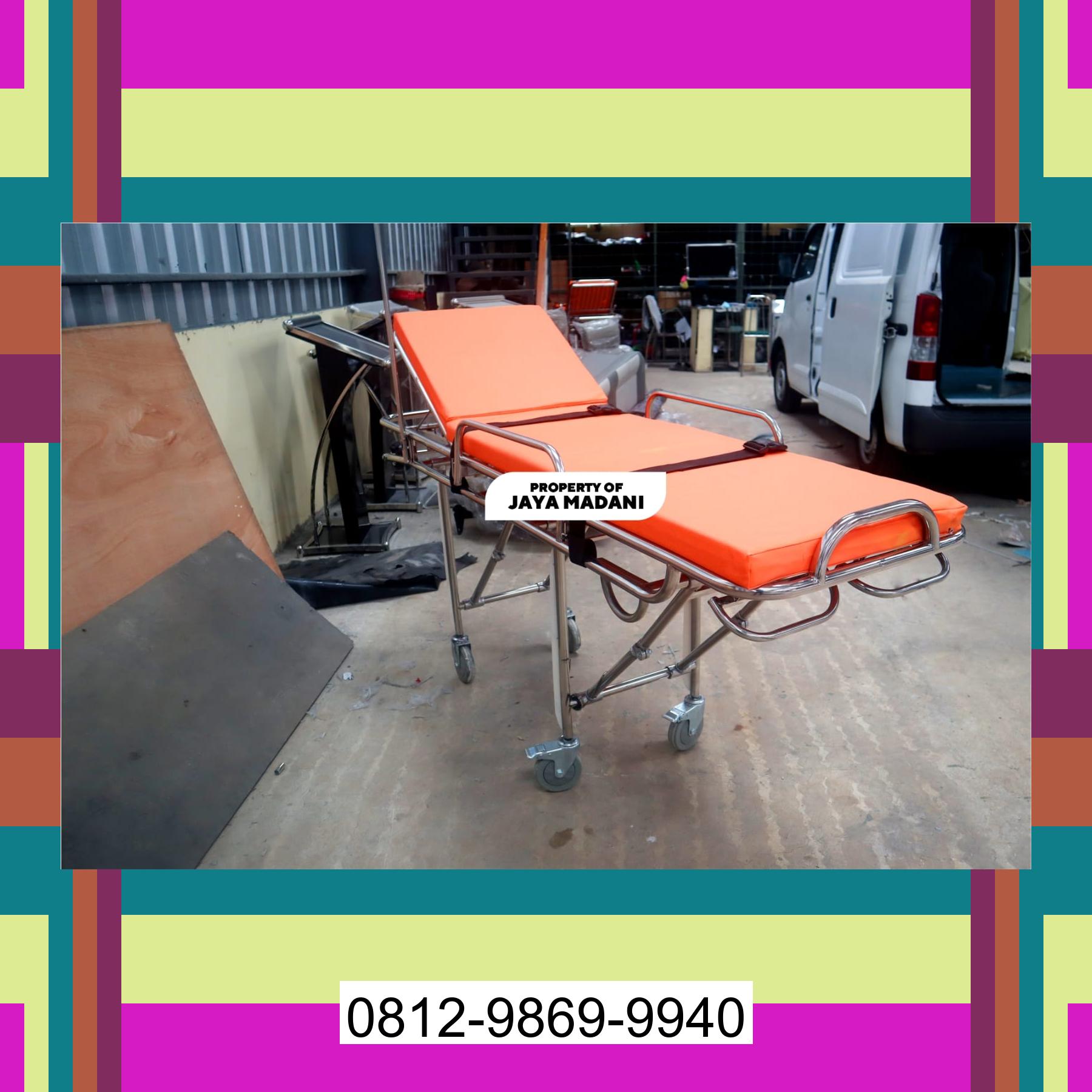 0812-9869-9940 Diskon Besar, Stretcher Ambulance | Strecher Brankar Ambulance Stainless Steel Kuala Mandor-B