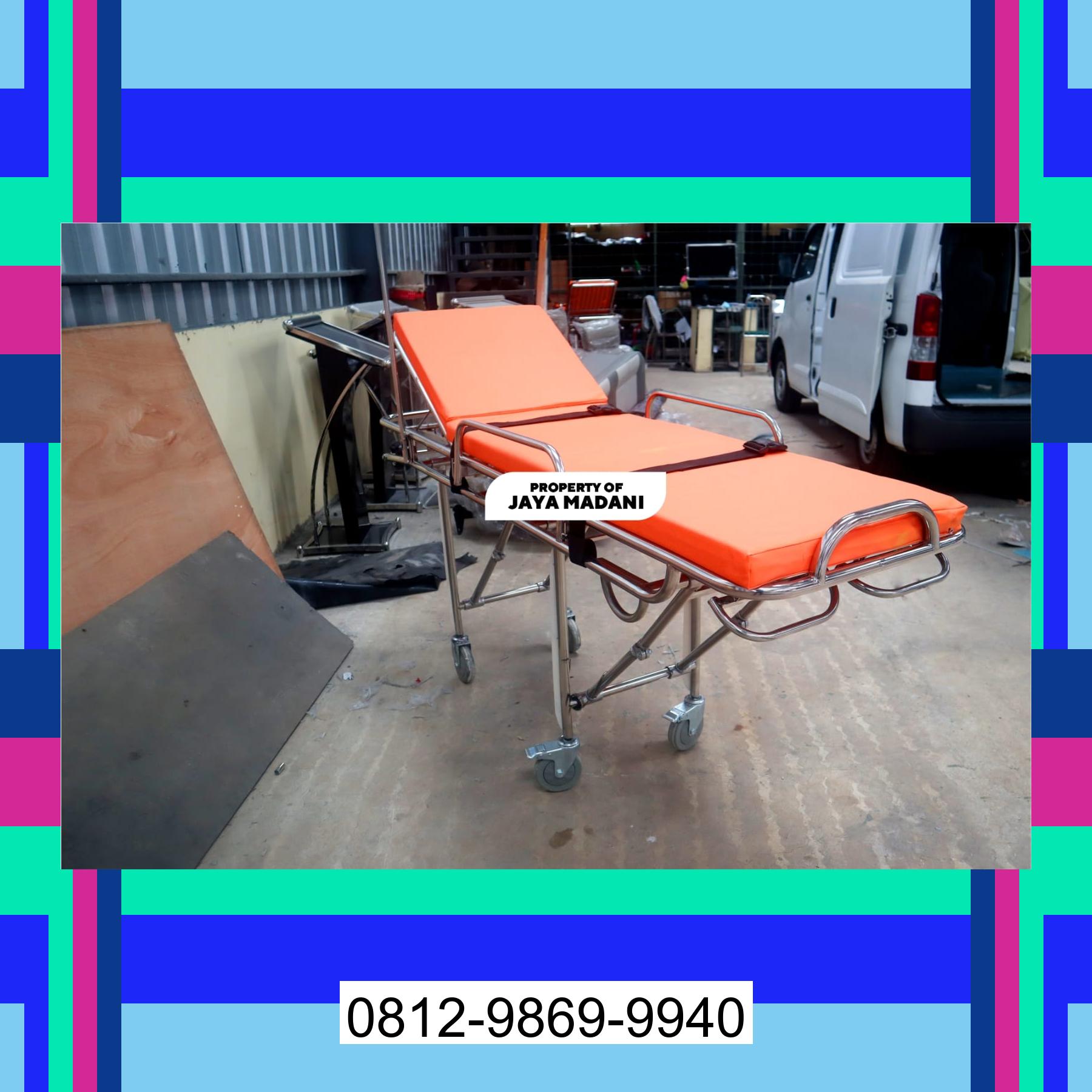 0812-9869-9940 Diskon Besar, Stretcher Ambulance | Strecher Brankar Ambulance Stainless Steel Sirapit