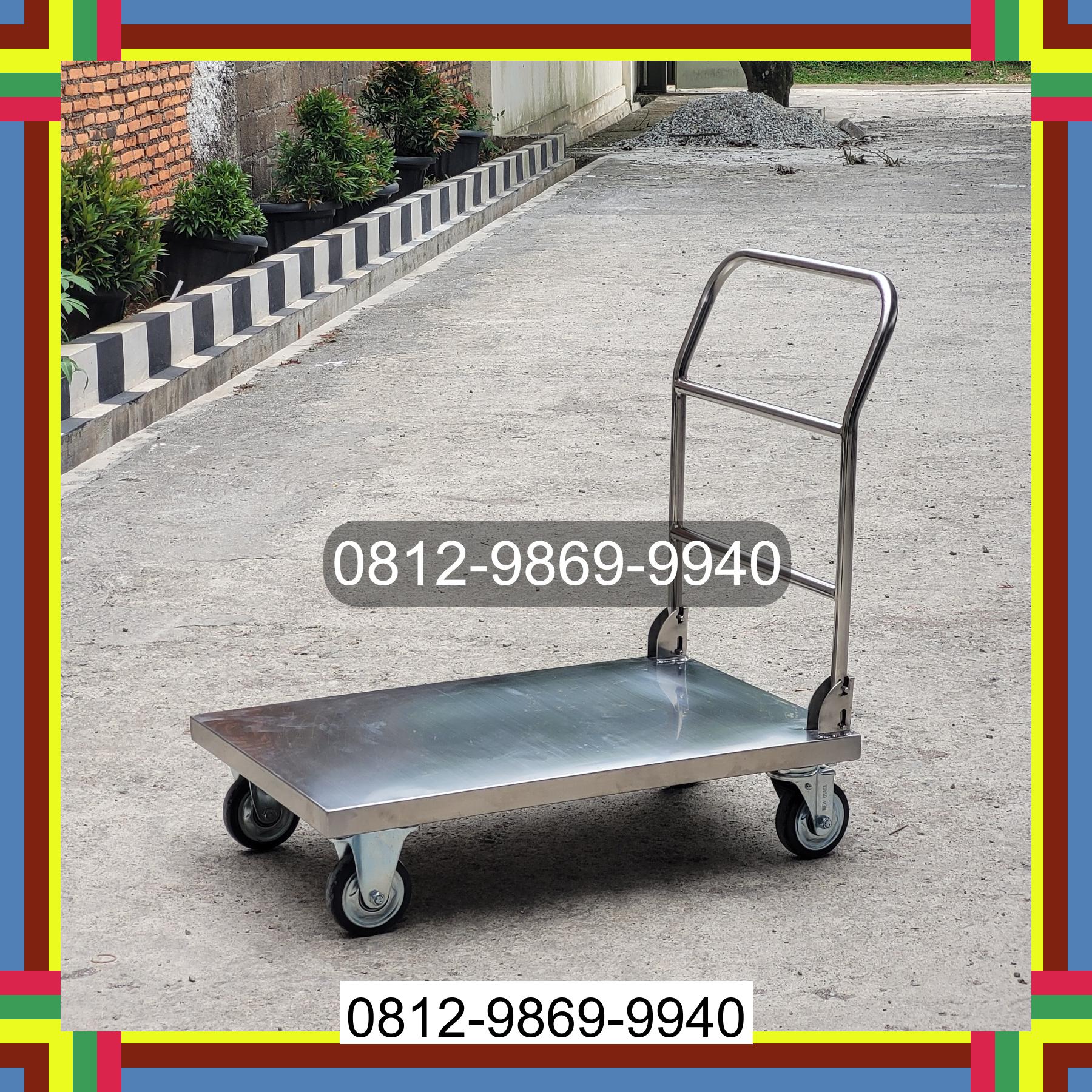 0812-9869-9940 Eksklusif, Jual Handtruck Hand Truck 500 kgg & 300 kg | Troli Barang | Troli lipat | Troli angkut Aceh Barat