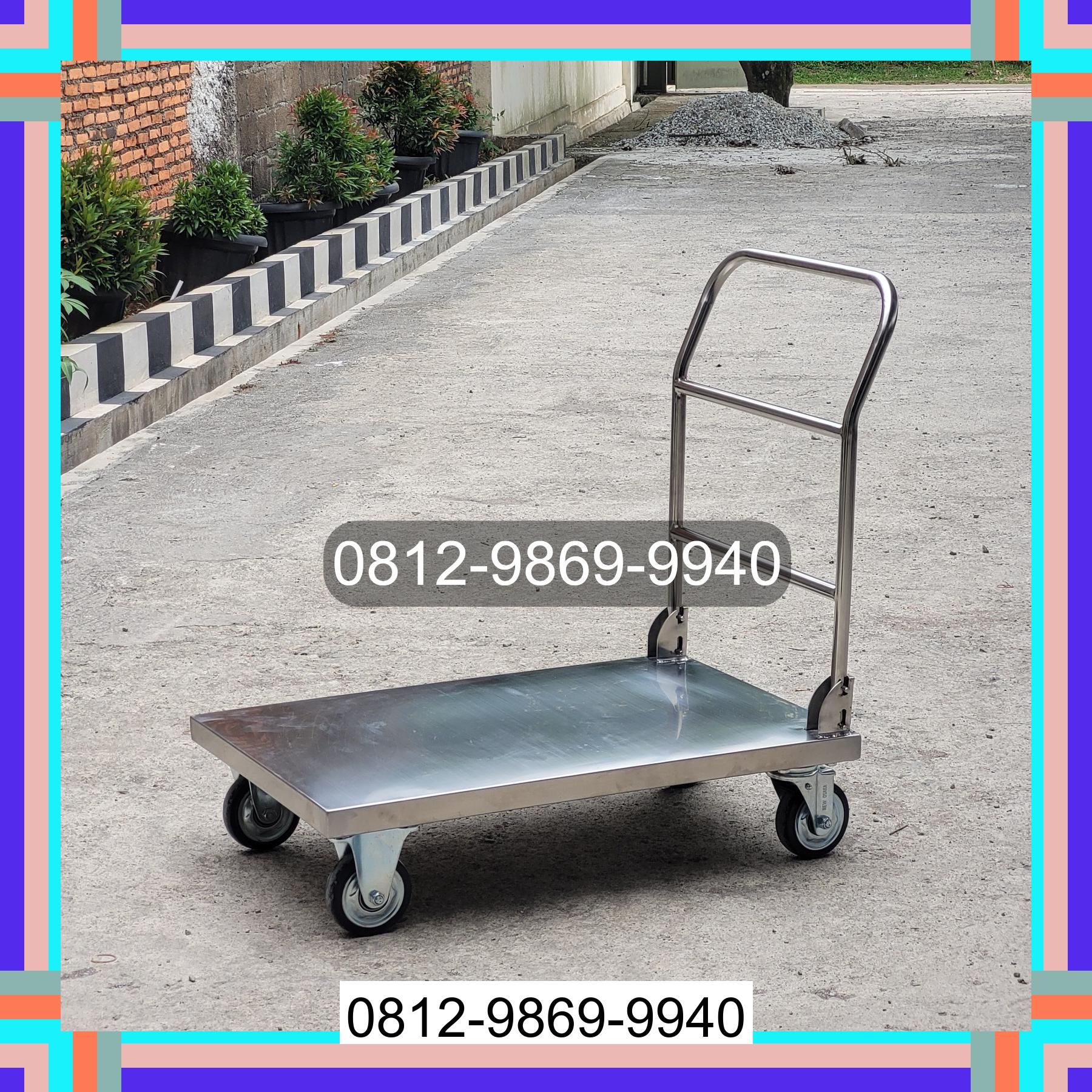 0812-9869-9940 Eksklusif, Jual Handtruck Hand Truck 500 kgg & 300 kg | Troli Barang | Troli lipat | Troli angkut Air Sugihan