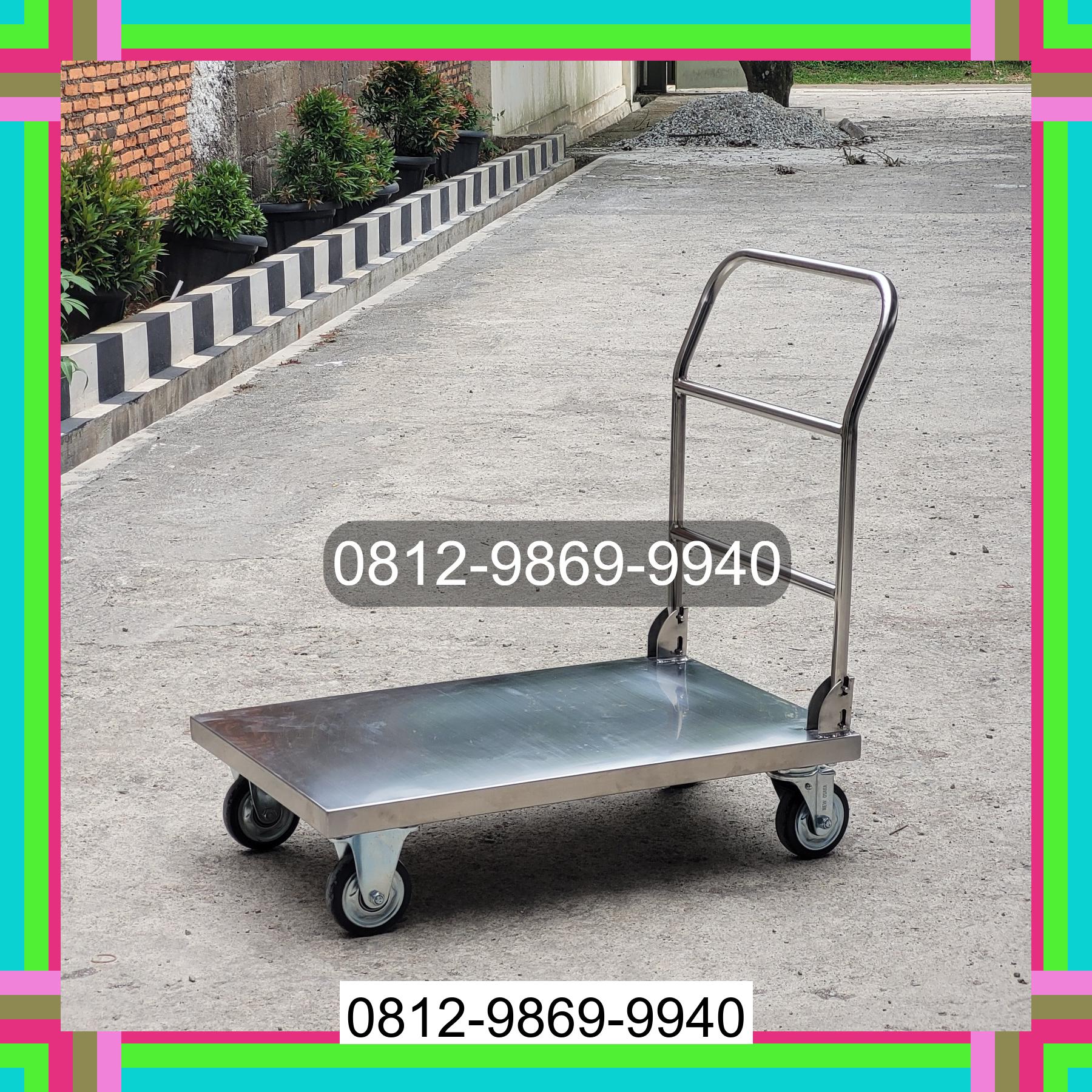 0812-9869-9940 Eksklusif, Jual Handtruck Hand Truck 500 kgg & 300 kg | Troli Barang | Troli lipat | Troli angkut Babussalam