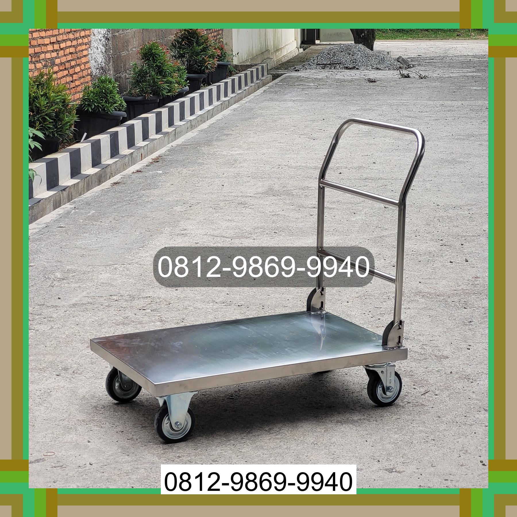 0812-9869-9940 Eksklusif, Jual Handtruck Hand Truck 500 kgg & 300 kg | Troli Barang | Troli lipat | Troli angkut Banda Aceh
