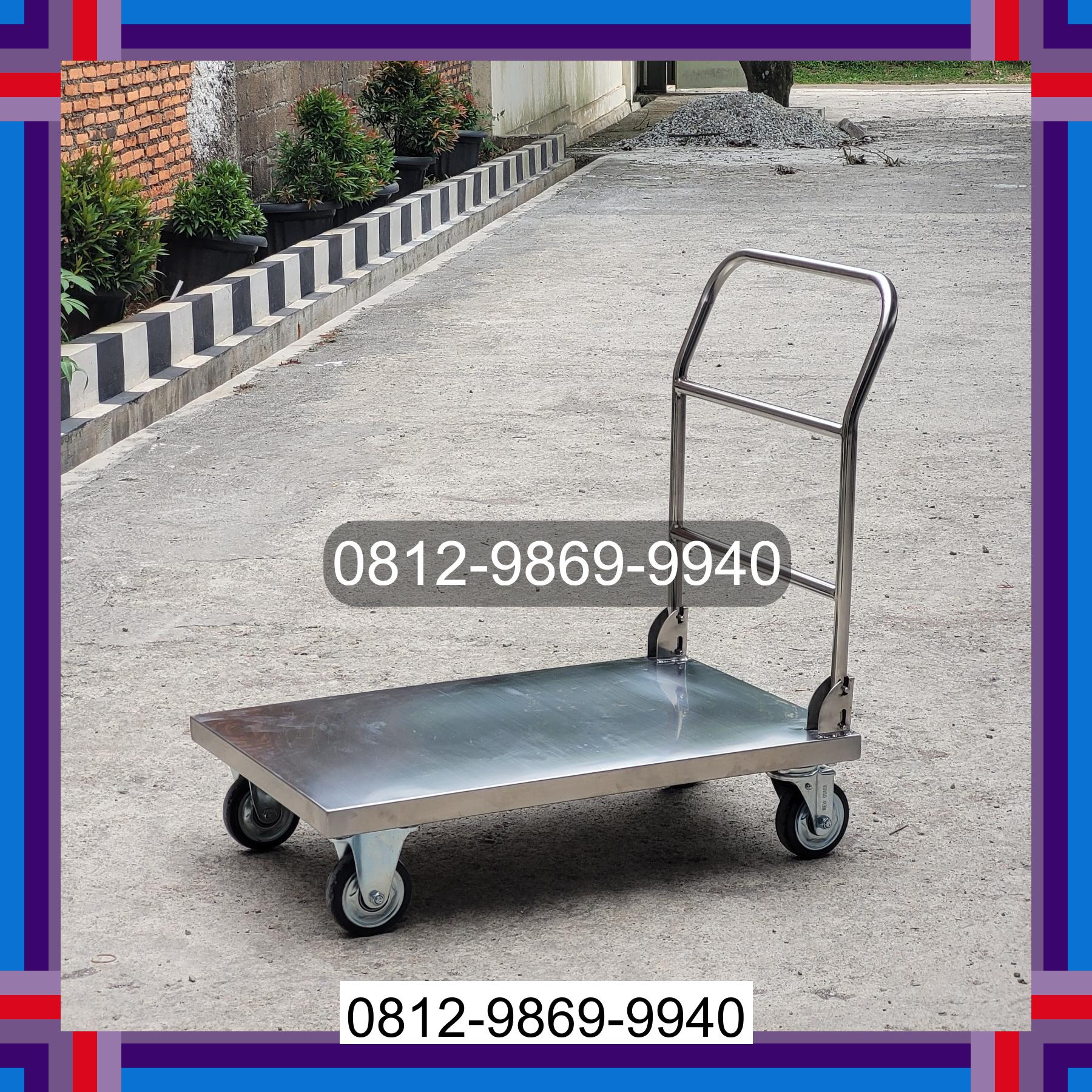 0812-9869-9940 Eksklusif, Jual Handtruck Hand Truck 500 kgg & 300 kg | Troli Barang | Troli lipat | Troli angkut Bandar Masilam