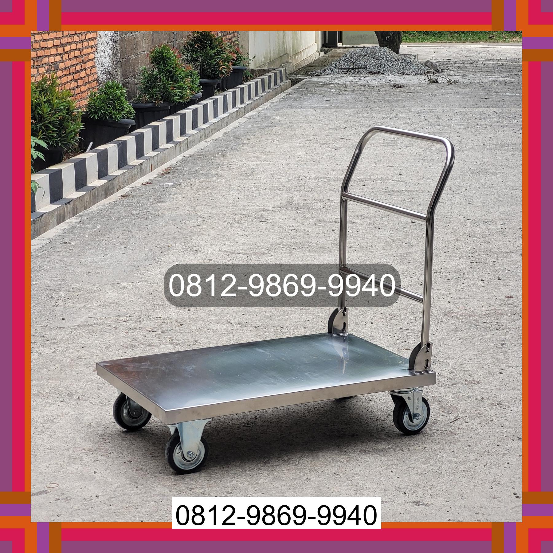 0812-9869-9940 Eksklusif, Jual Handtruck Hand Truck 500 kgg & 300 kg | Troli Barang | Troli lipat | Troli angkut Barusjahe