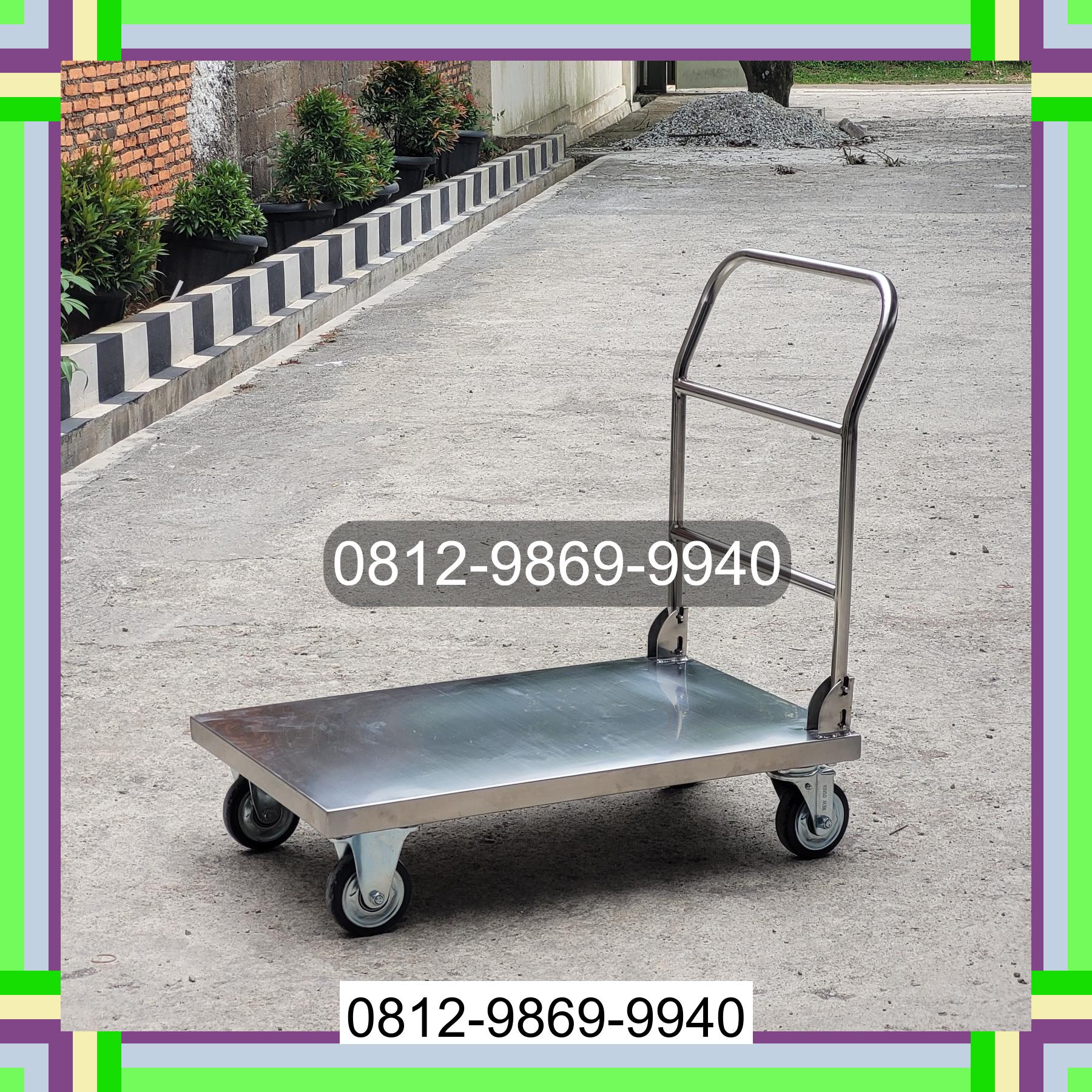 0812-9869-9940 Eksklusif, Jual Handtruck Hand Truck 500 kgg & 300 kg | Troli Barang | Troli lipat | Troli angkut Bilah Hilir