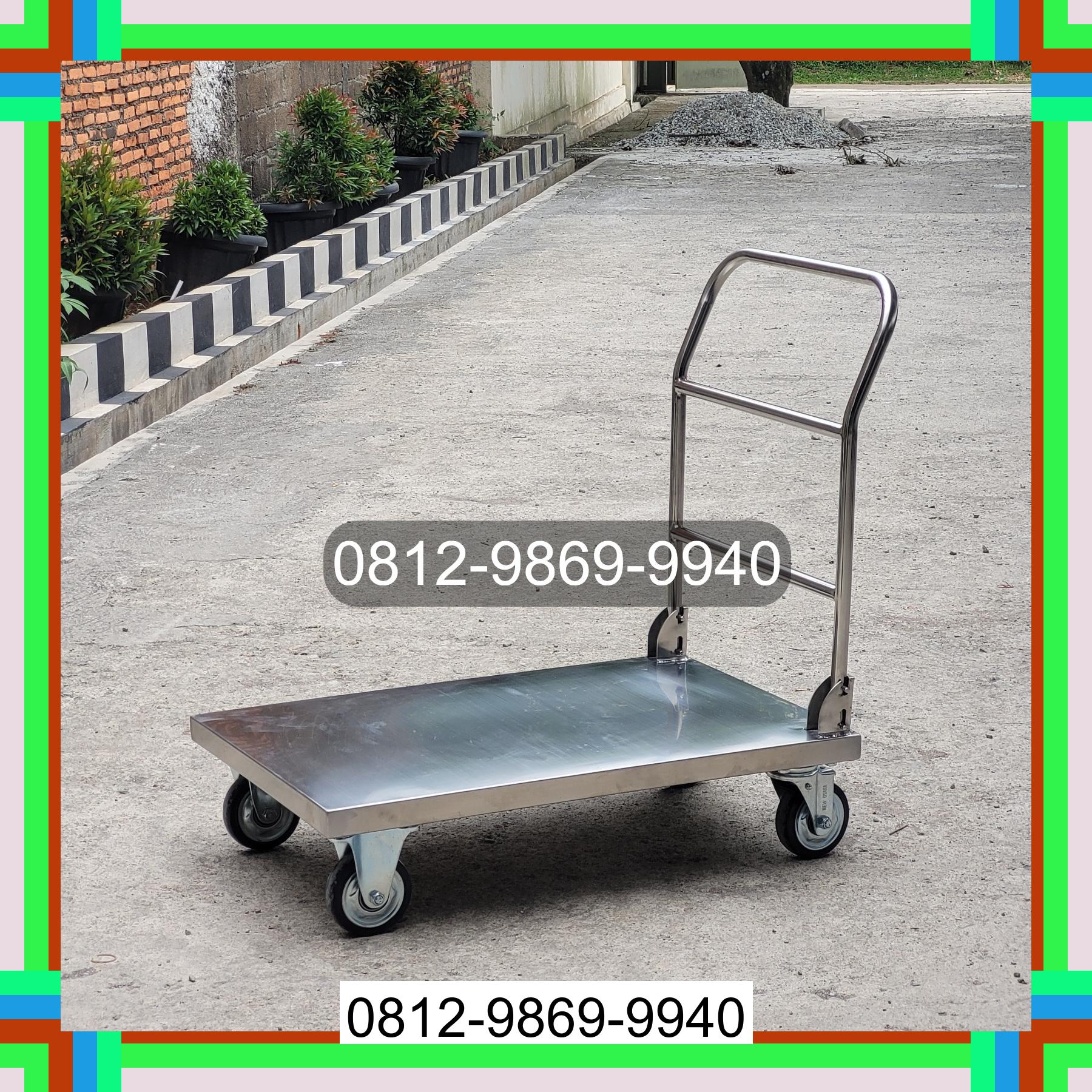 0812-9869-9940 Eksklusif, Jual Handtruck Hand Truck 500 kgg & 300 kg | Troli Barang | Troli lipat | Troli angkut Binjai Kota