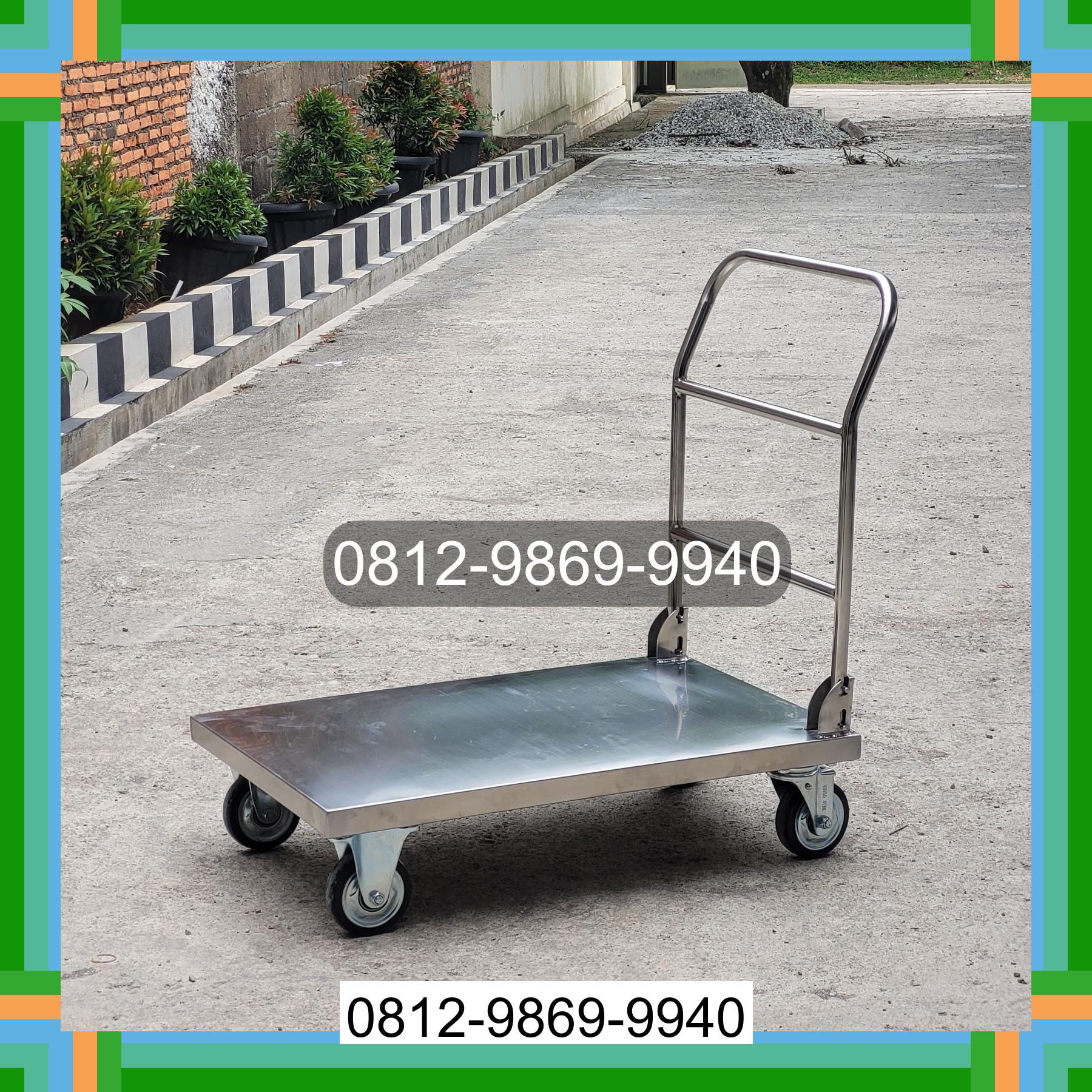 0812-9869-9940 Eksklusif, Jual Handtruck Hand Truck 500 kgg & 300 kg | Troli Barang | Troli lipat | Troli angkut Binjai Utara