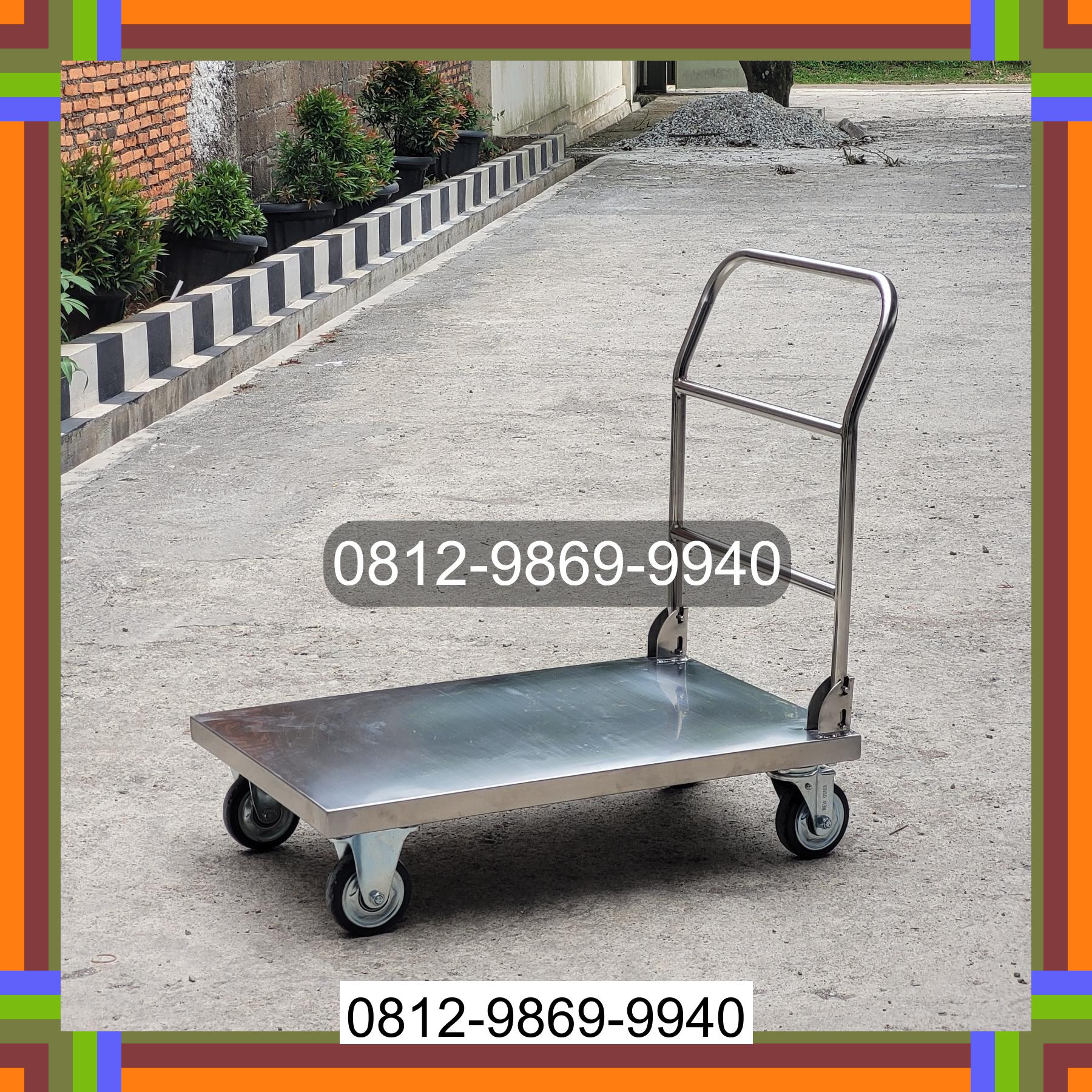0812-9869-9940 Eksklusif, Jual Handtruck Hand Truck 500 kgg & 300 kg | Troli Barang | Troli lipat | Troli angkut Blambangan Pagar