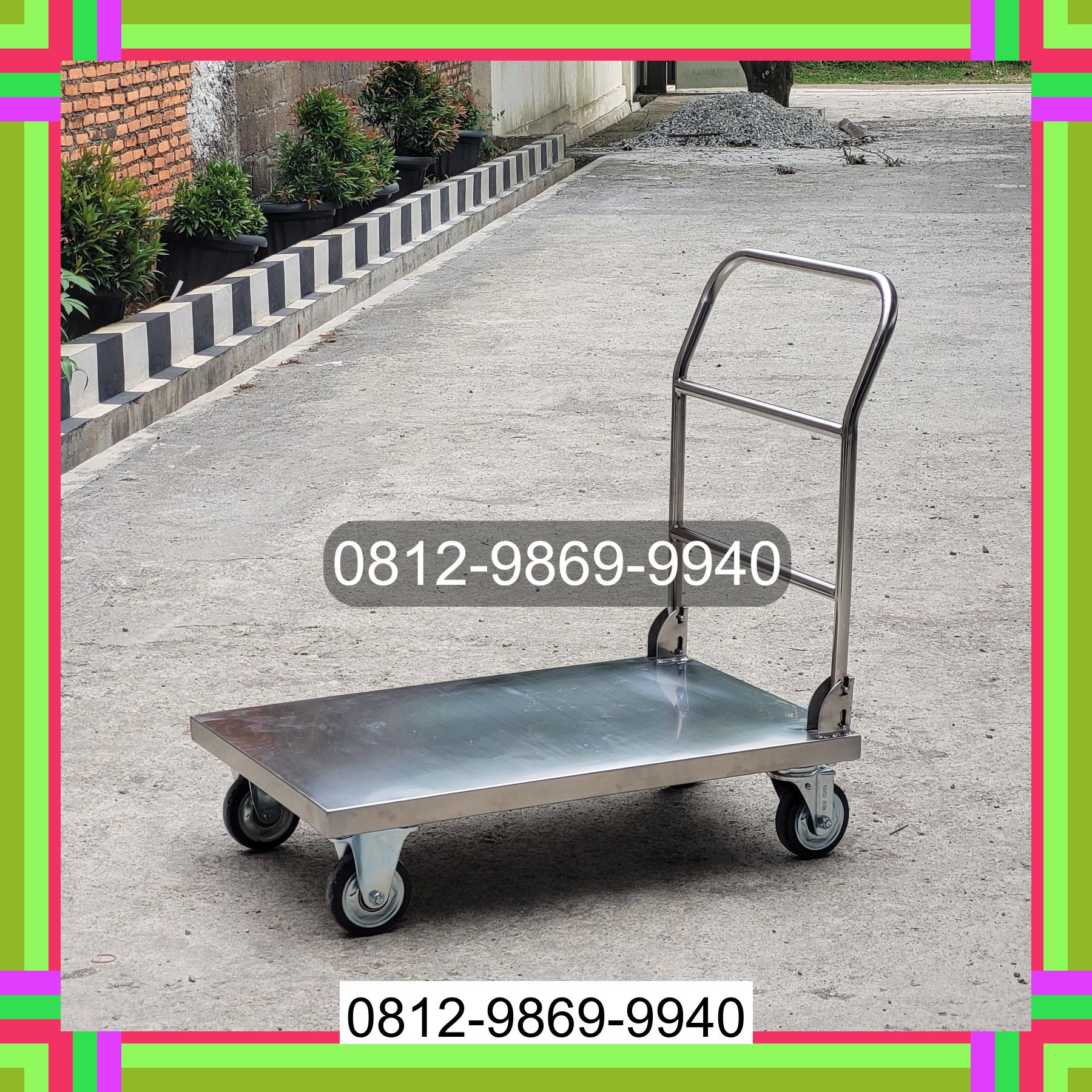 0812-9869-9940 Eksklusif, Jual Handtruck Hand Truck 500 kgg & 300 kg | Troli Barang | Troli lipat | Troli angkut Bojonegoro