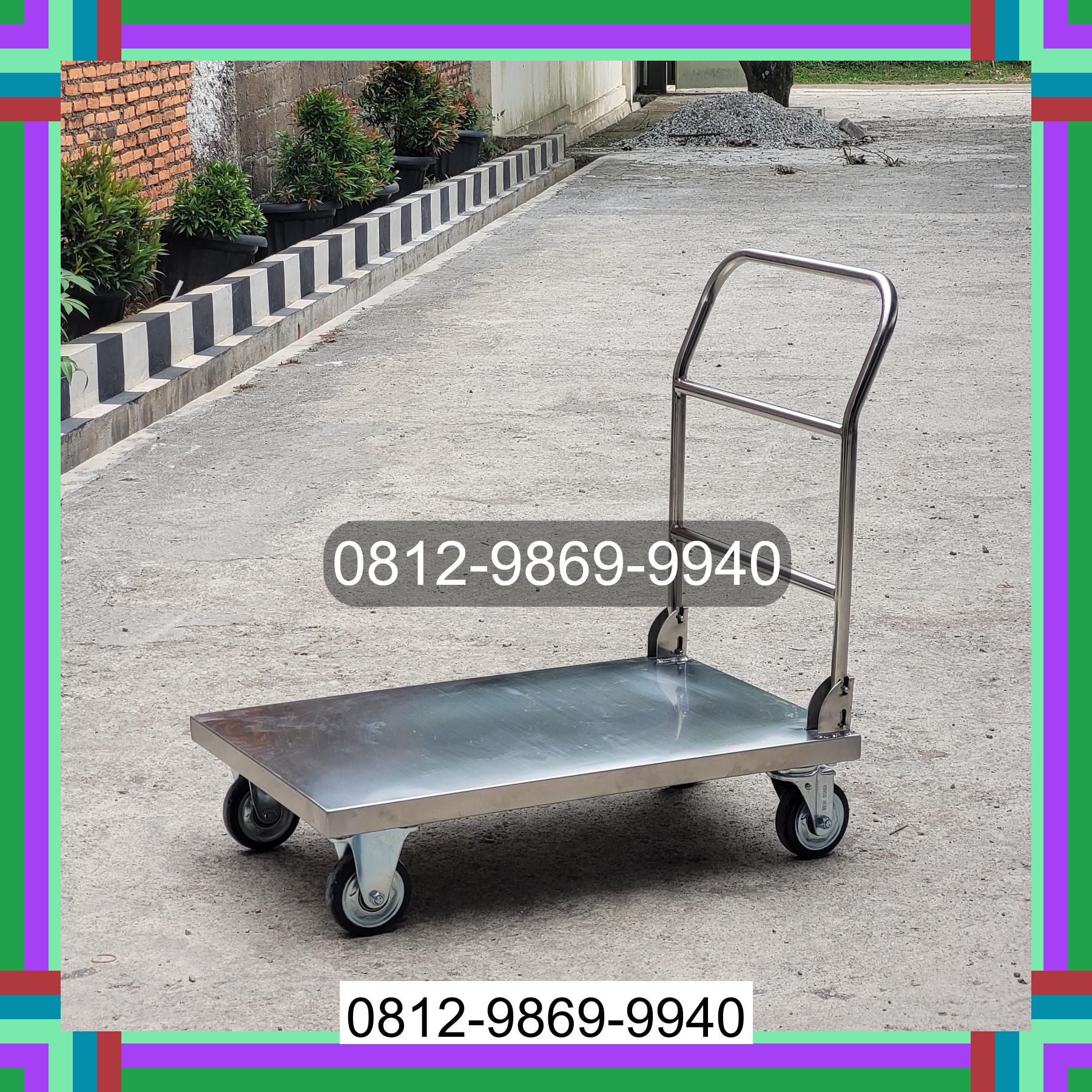 0812-9869-9940 Eksklusif, Jual Handtruck Hand Truck 500 kgg & 300 kg | Troli Barang | Troli lipat | Troli angkut Boking
