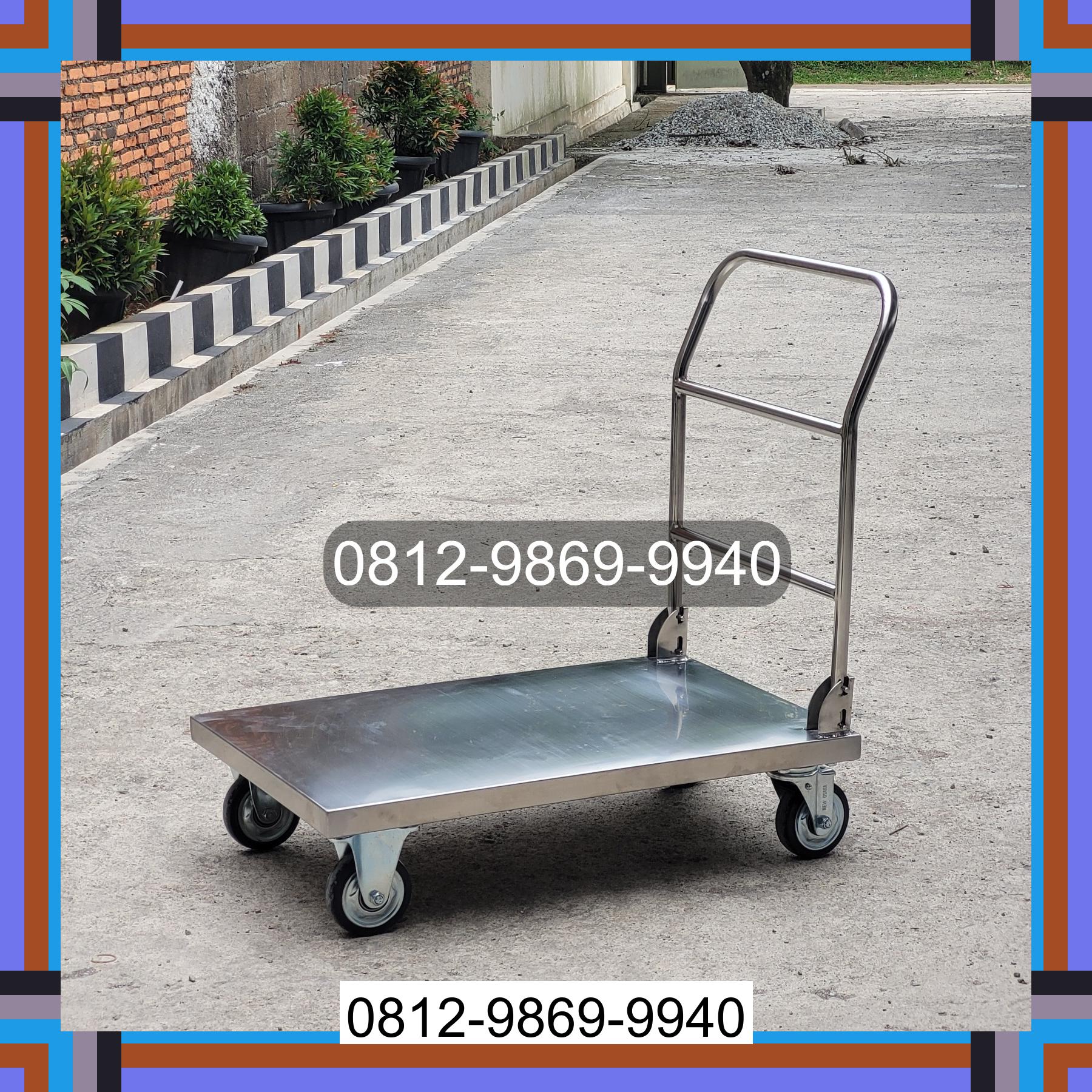 0812-9869-9940 Eksklusif, Jual Handtruck Hand Truck 500 kgg & 300 kg | Troli Barang | Troli lipat | Troli angkut Borbor