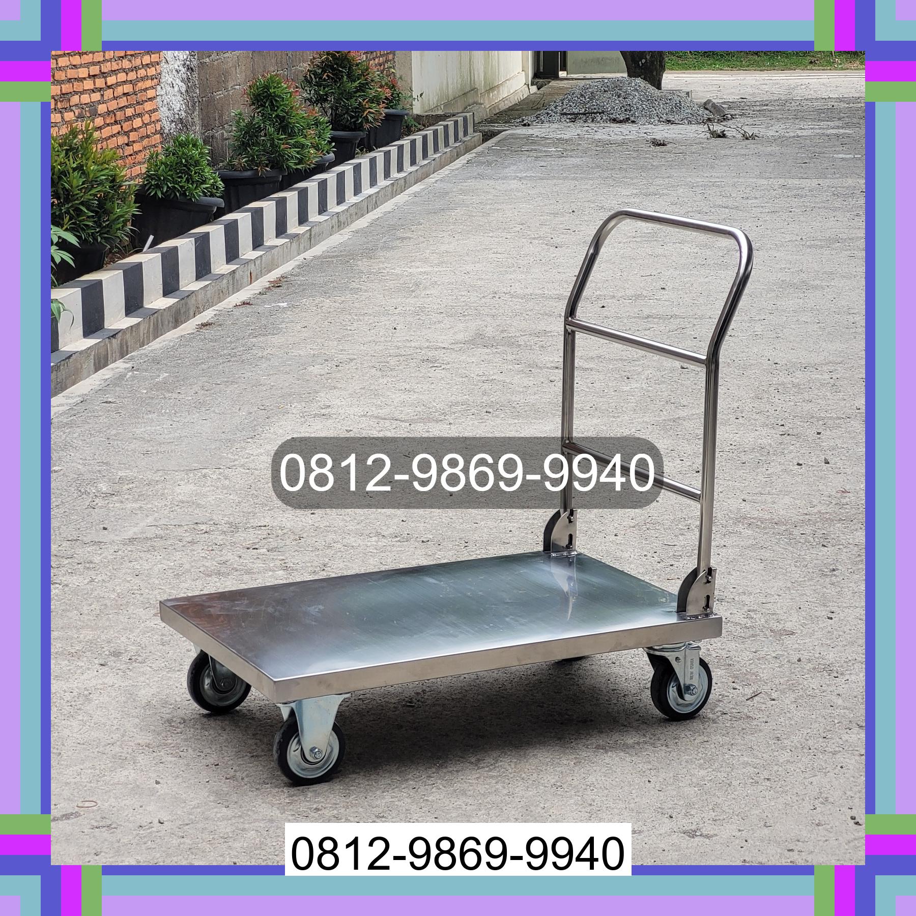 0812-9869-9940 Eksklusif, Jual Handtruck Hand Truck 500 kgg & 300 kg | Troli Barang | Troli lipat | Troli angkut Buay Rawan