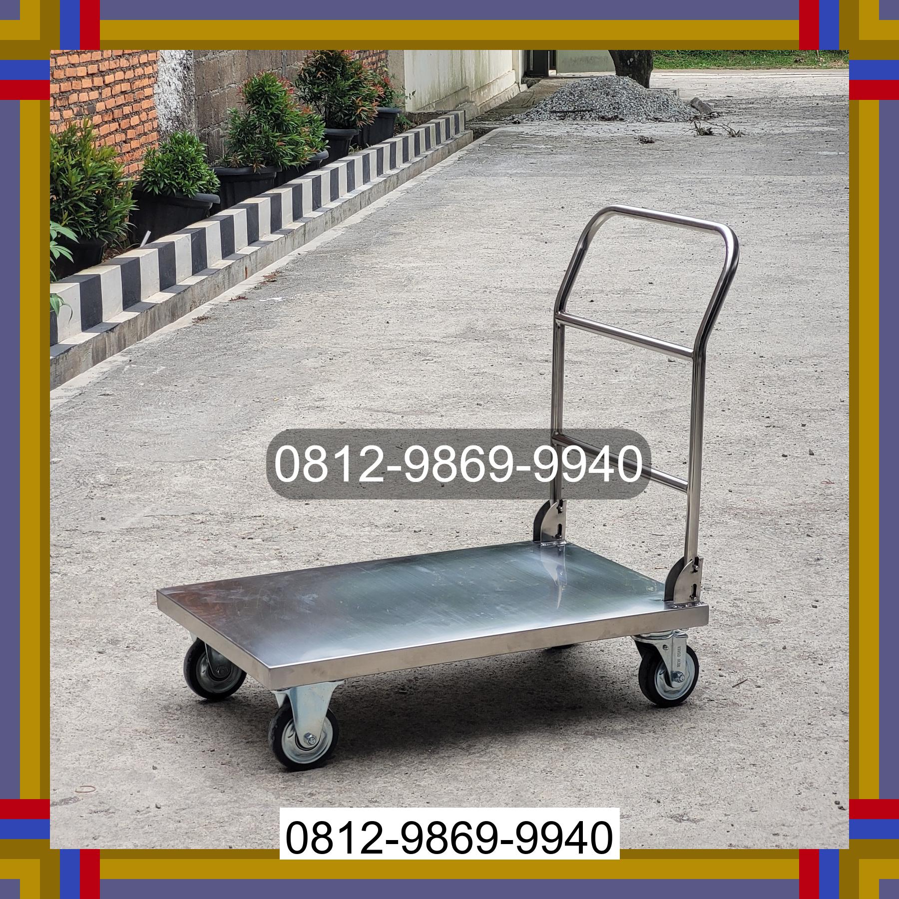 0812-9869-9940 Eksklusif, Jual Handtruck Hand Truck 500 kgg & 300 kg | Troli Barang | Troli lipat | Troli angkut Bukit Batu