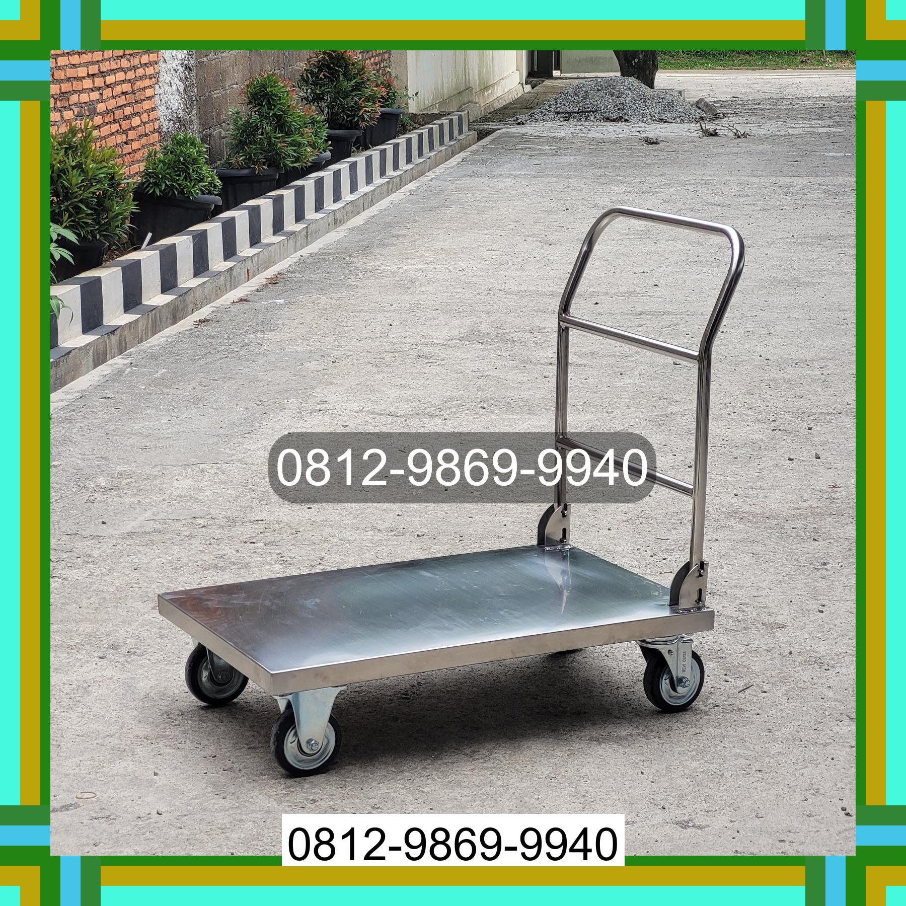 0812-9869-9940 Eksklusif, Jual Handtruck Hand Truck 500 kgg & 300 kg | Troli Barang | Troli lipat | Troli angkut Bulawa