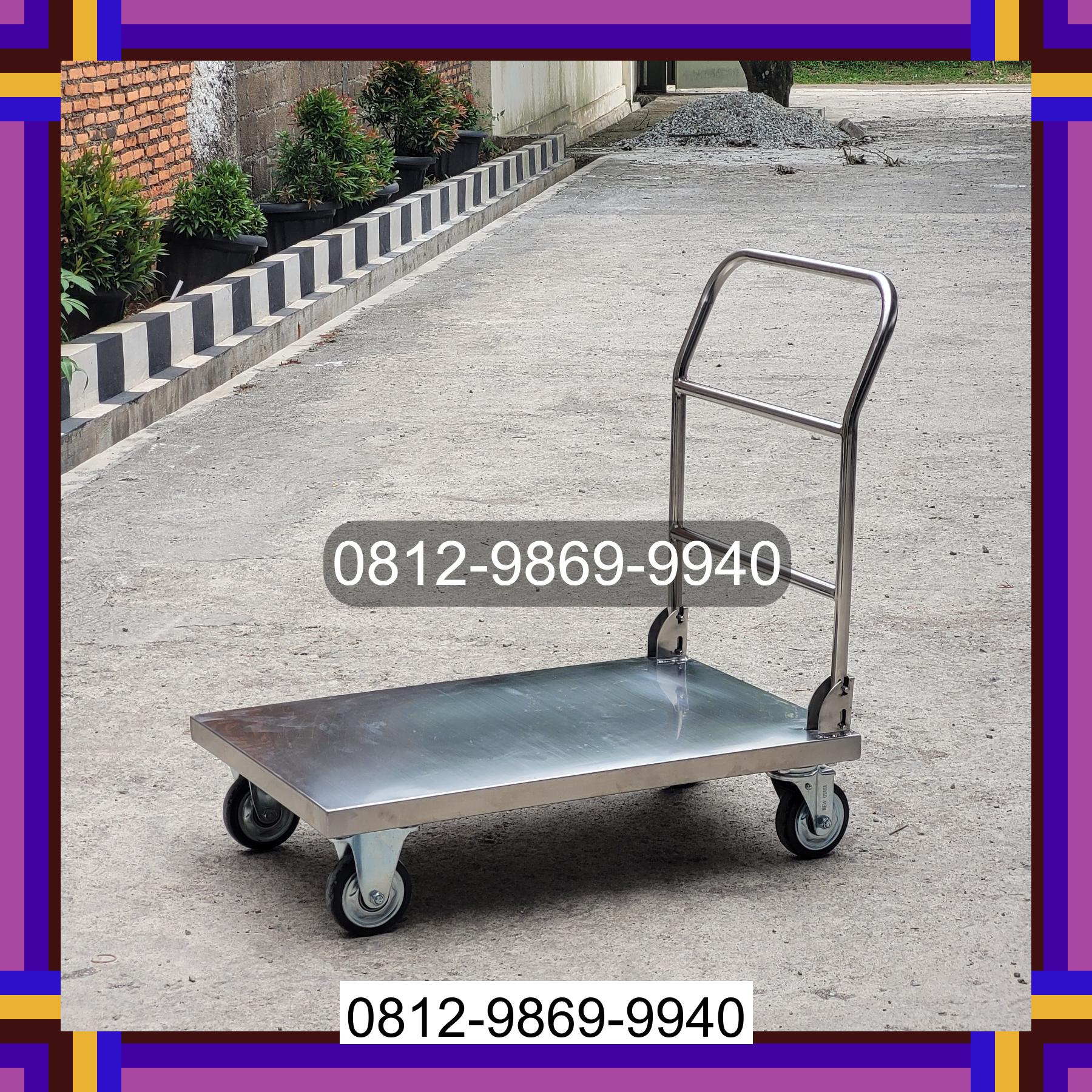 0812-9869-9940 Eksklusif, Jual Handtruck Hand Truck 500 kgg & 300 kg | Troli Barang | Troli lipat | Troli angkut Bulukumpa