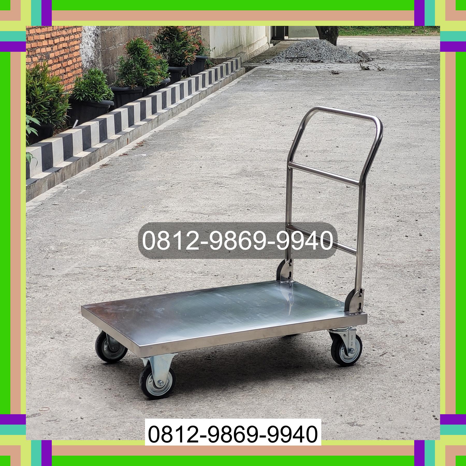 0812-9869-9940 Eksklusif, Jual Handtruck Hand Truck 500 kgg & 300 kg | Troli Barang | Troli lipat | Troli angkut Buntu Pane