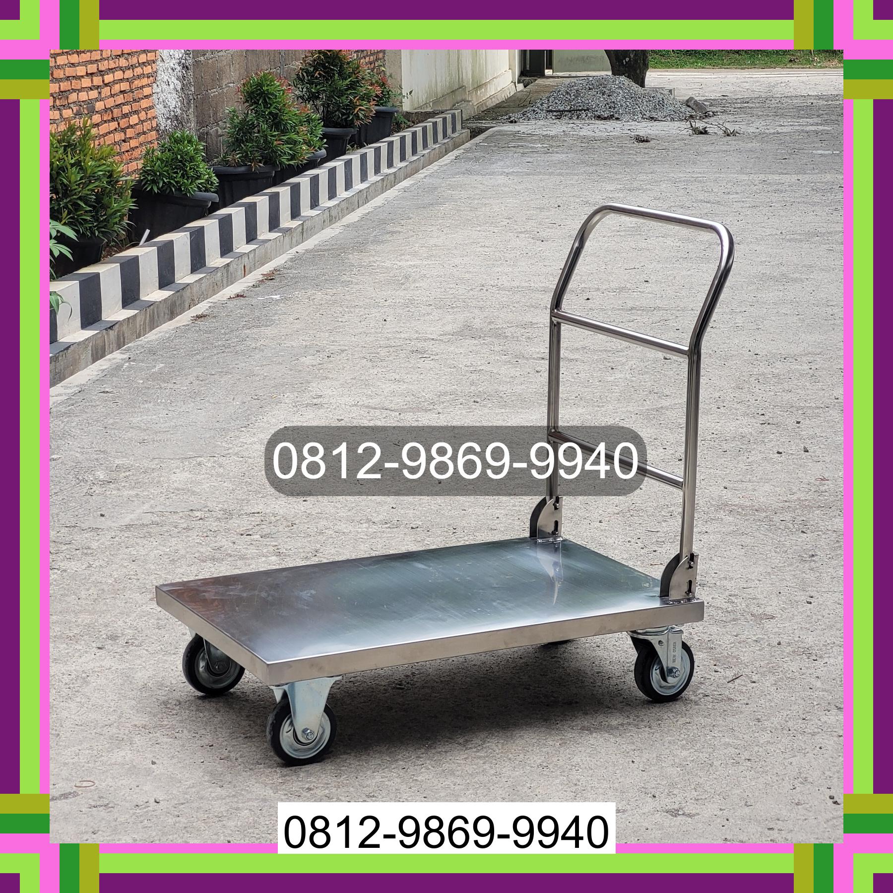 0812-9869-9940 Eksklusif, Jual Handtruck Hand Truck 500 kgg & 300 kg | Troli Barang | Troli lipat | Troli angkut Dempo Tengah