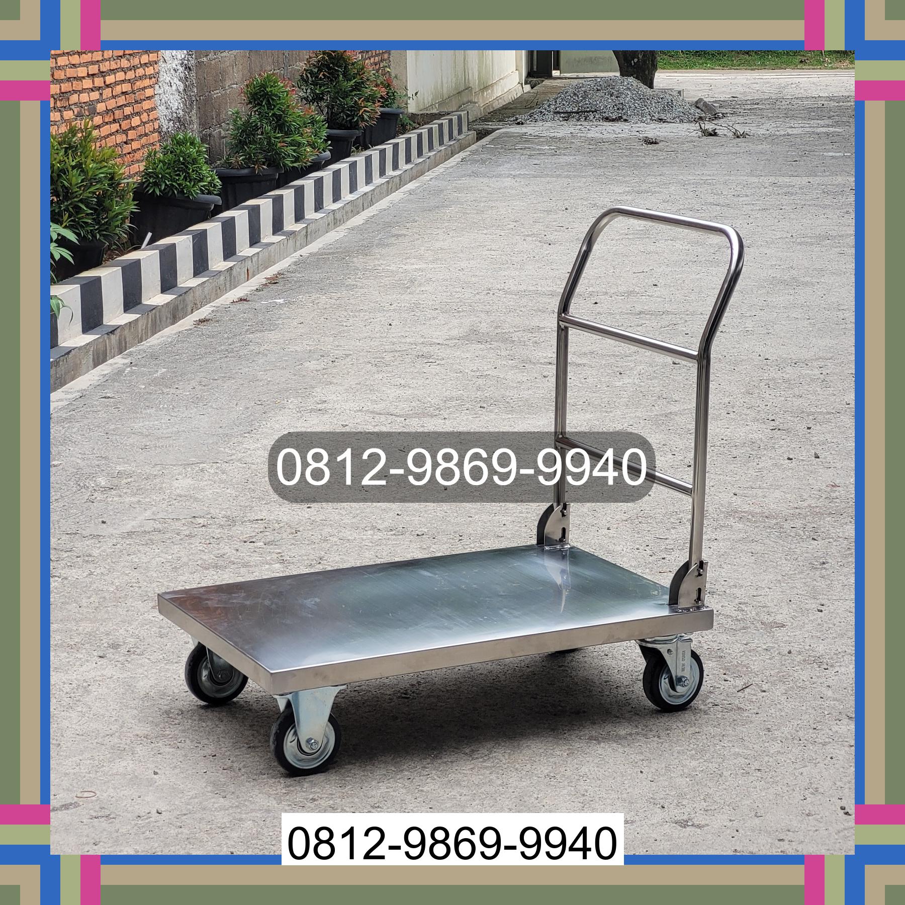 0812-9869-9940 Eksklusif, Jual Handtruck Hand Truck 500 kgg & 300 kg | Troli Barang | Troli lipat | Troli angkut Depok