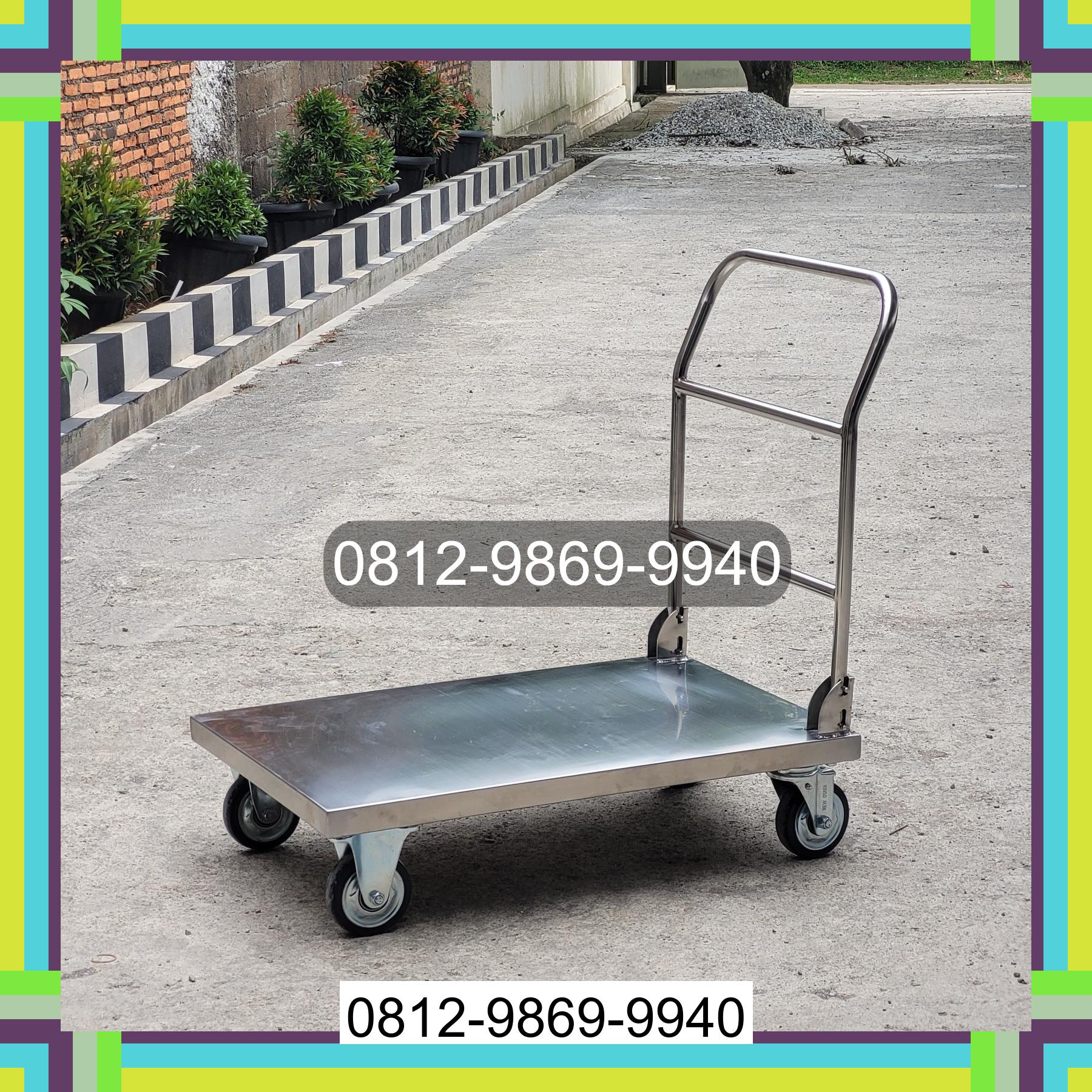 0812-9869-9940 Eksklusif, Jual Handtruck Hand Truck 500 kgg & 300 kg | Troli Barang | Troli lipat | Troli angkut Dolok Panribuan