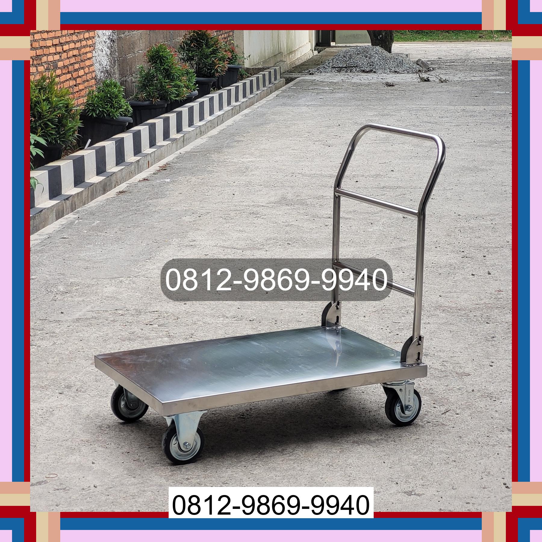 0812-9869-9940 Eksklusif, Jual Handtruck Hand Truck 500 kgg & 300 kg | Troli Barang | Troli lipat | Troli angkut Flores Timur
