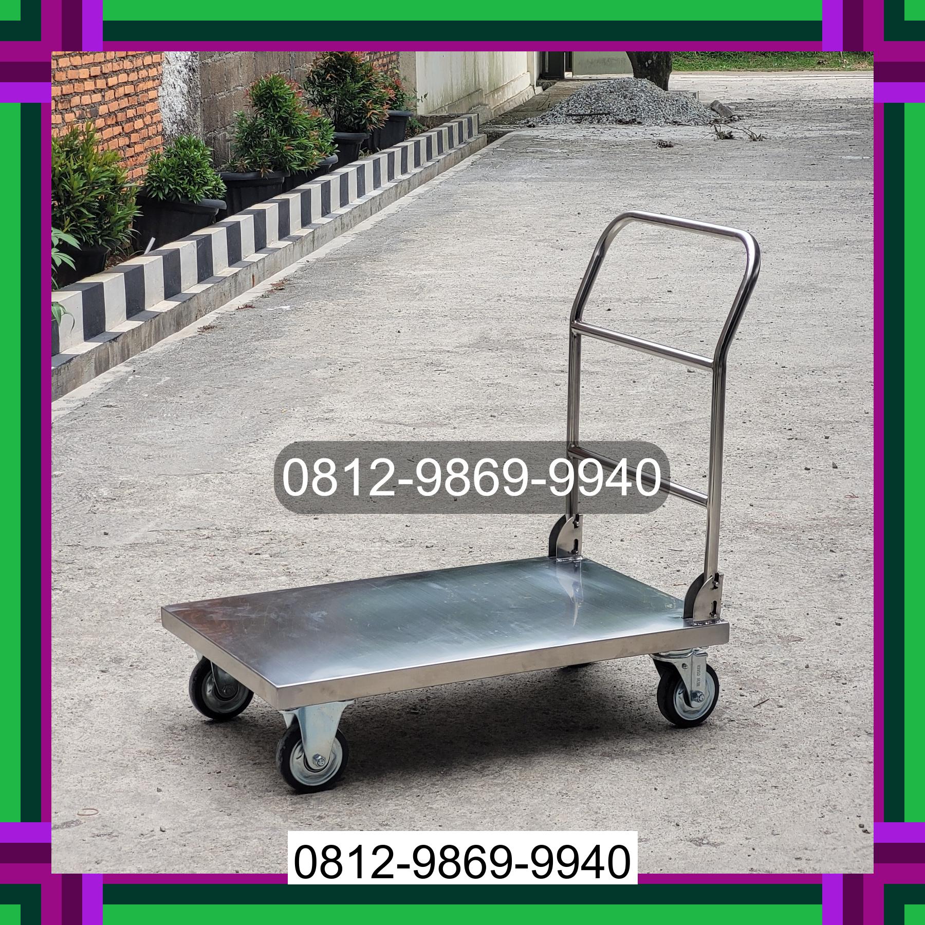 0812-9869-9940 Eksklusif, Jual Handtruck Hand Truck 500 kgg & 300 kg | Troli Barang | Troli lipat | Troli angkut Gomo