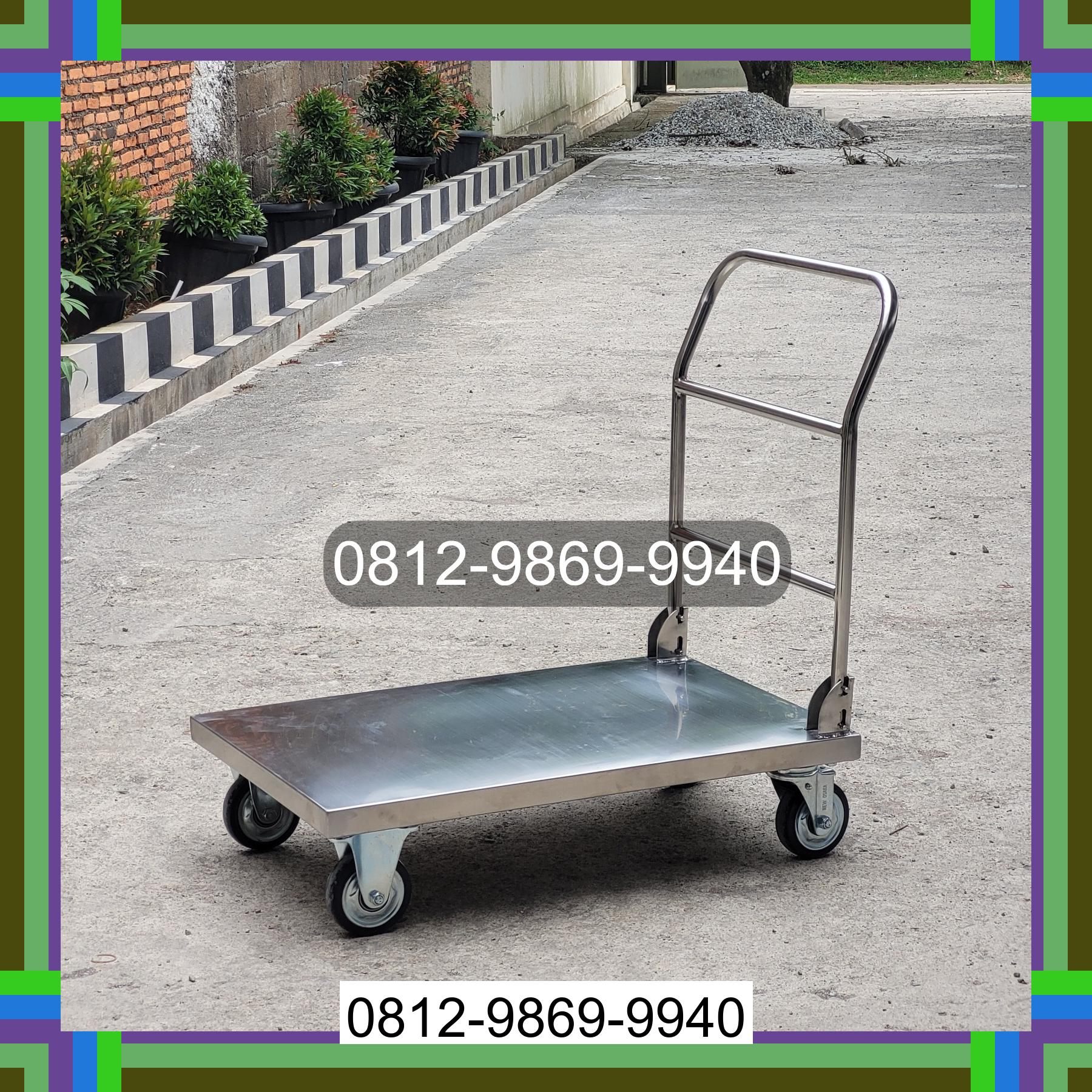 0812-9869-9940 Eksklusif, Jual Handtruck Hand Truck 500 kgg & 300 kg | Troli Barang | Troli lipat | Troli angkut Gunung Maligas