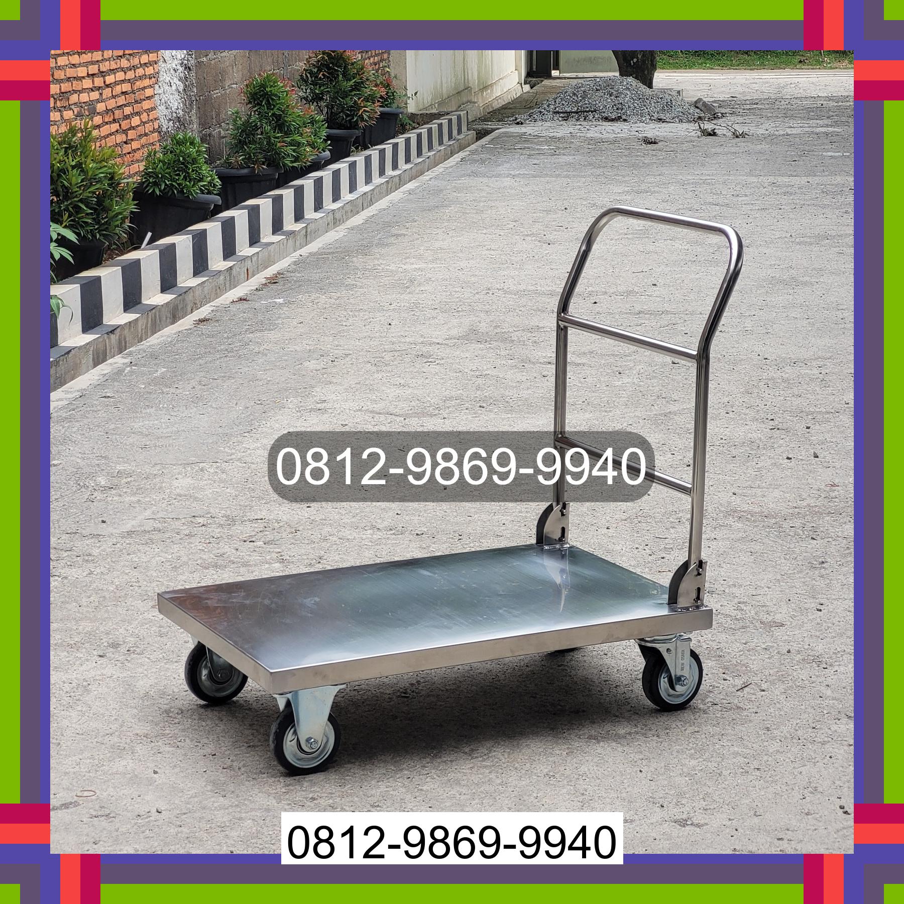 0812-9869-9940 Eksklusif, Jual Handtruck Hand Truck 500 kgg & 300 kg | Troli Barang | Troli lipat | Troli angkut Ilir Timur I