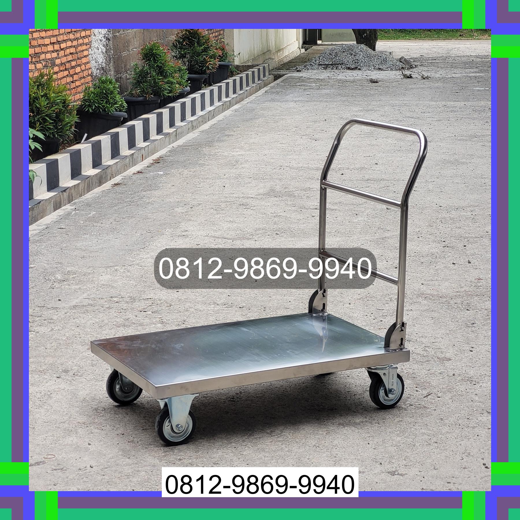 0812-9869-9940 Eksklusif, Jual Handtruck Hand Truck 500 kgg & 300 kg | Troli Barang | Troli lipat | Troli angkut Indralaya