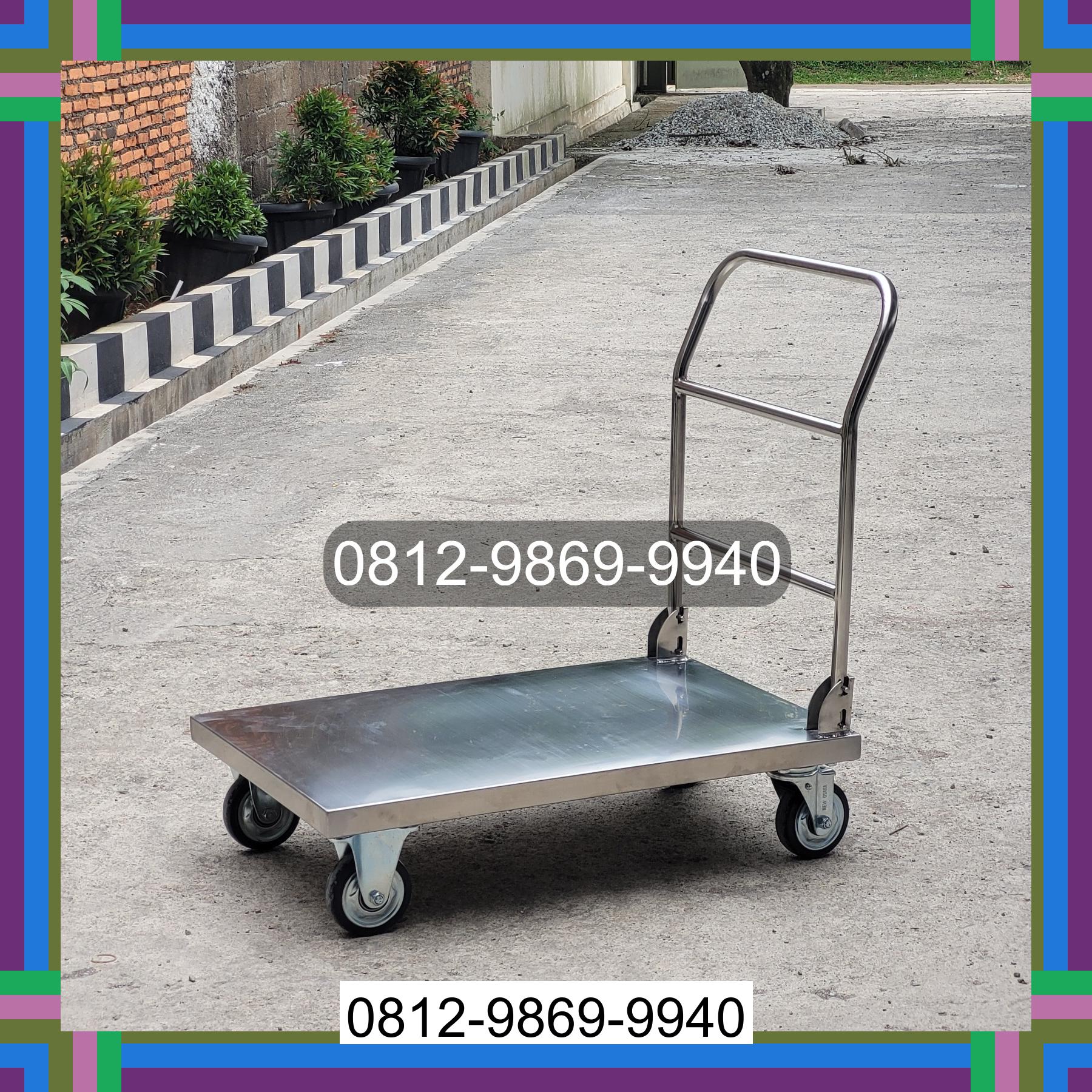 0812-9869-9940 Eksklusif, Jual Handtruck Hand Truck 500 kgg & 300 kg | Troli Barang | Troli lipat | Troli angkut Johan Pahlawan