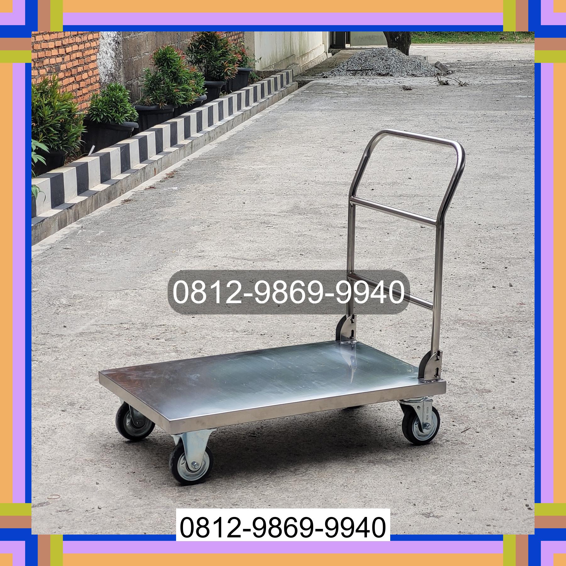 0812-9869-9940 Eksklusif, Jual Handtruck Hand Truck 500 kgg & 300 kg | Troli Barang | Troli lipat | Troli angkut Kebakkramat