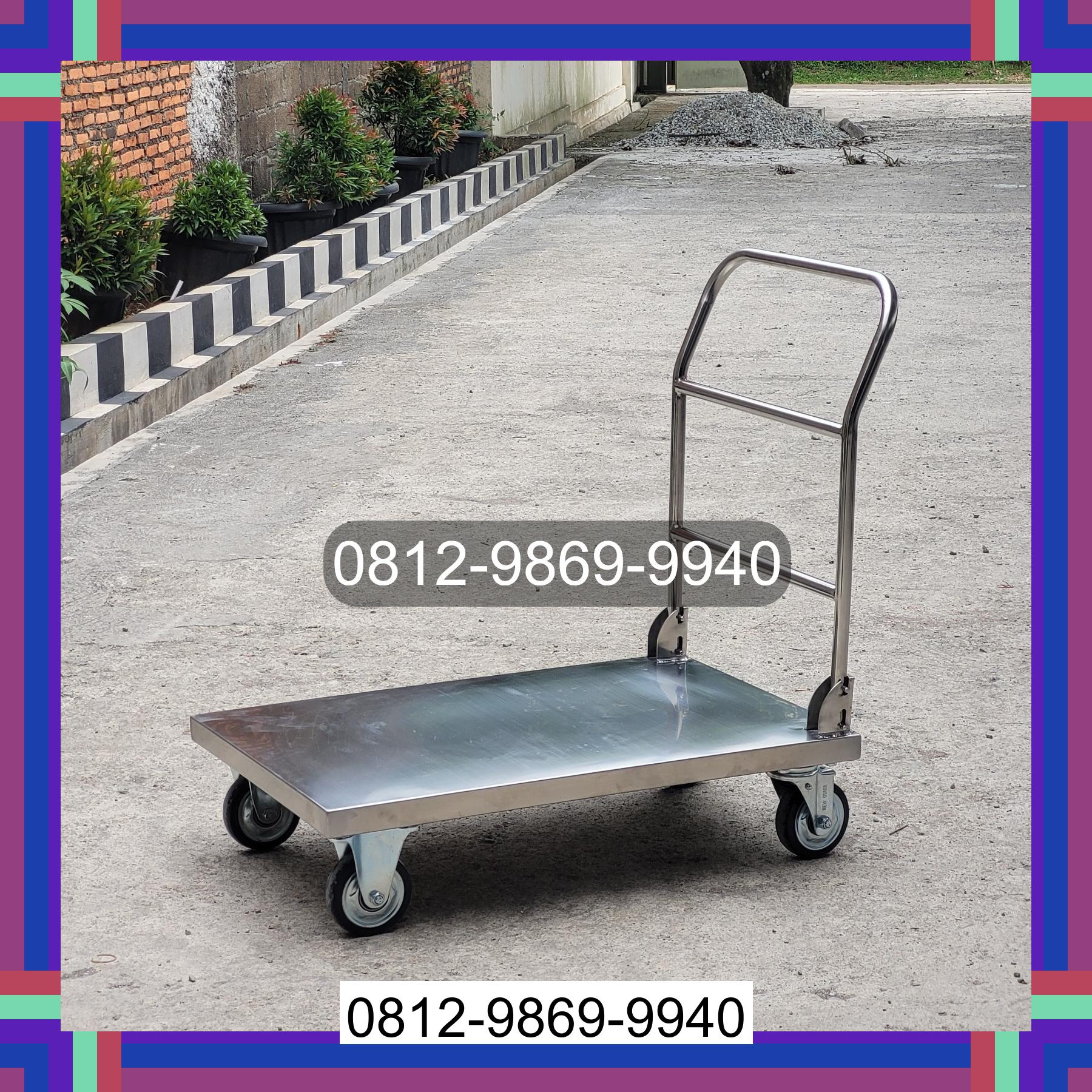 0812-9869-9940 Eksklusif, Jual Handtruck Hand Truck 500 kgg & 300 kg | Troli Barang | Troli lipat | Troli angkut Kepoh Baru