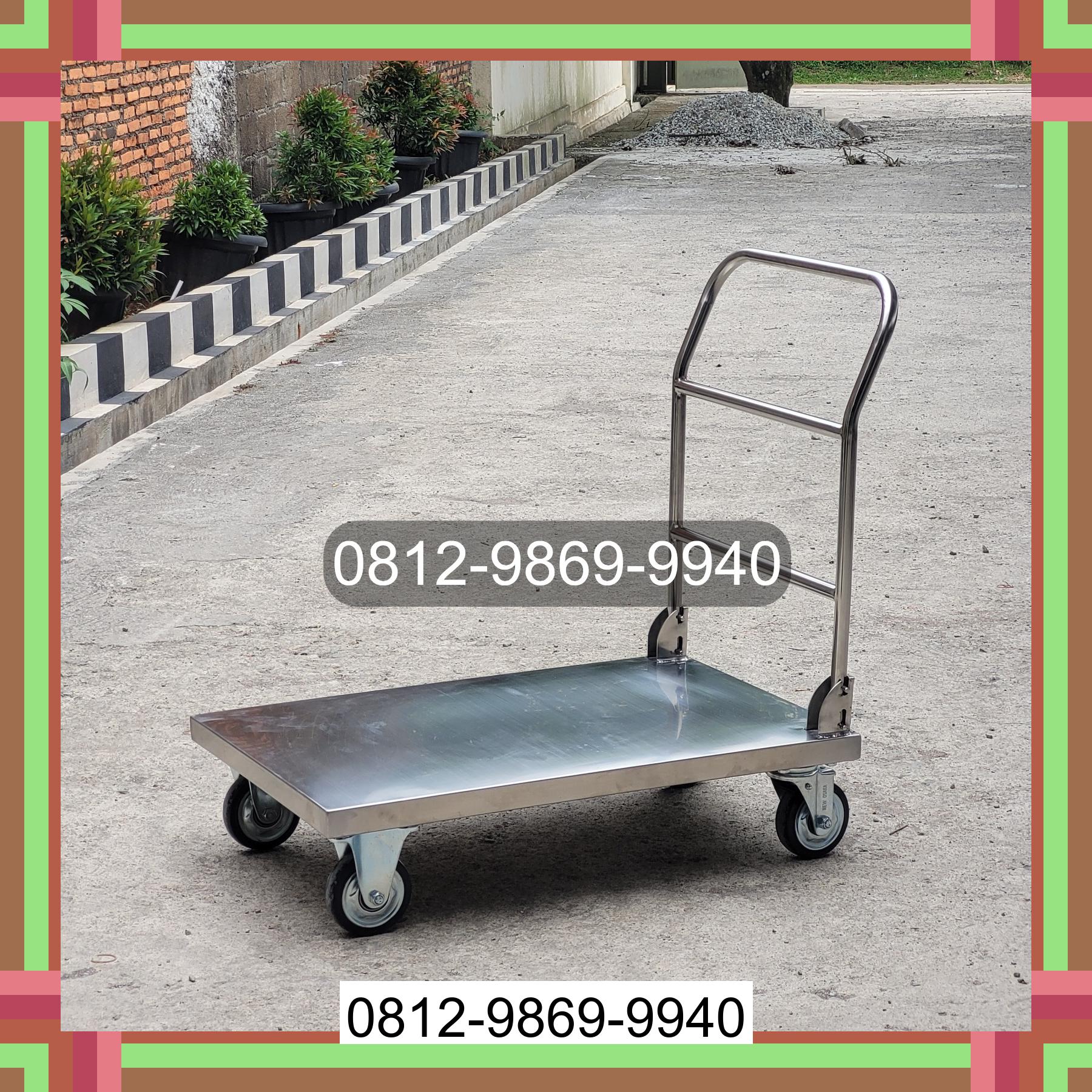 0812-9869-9940 Eksklusif, Jual Handtruck Hand Truck 500 kgg & 300 kg | Troli Barang | Troli lipat | Troli angkut Ketambe