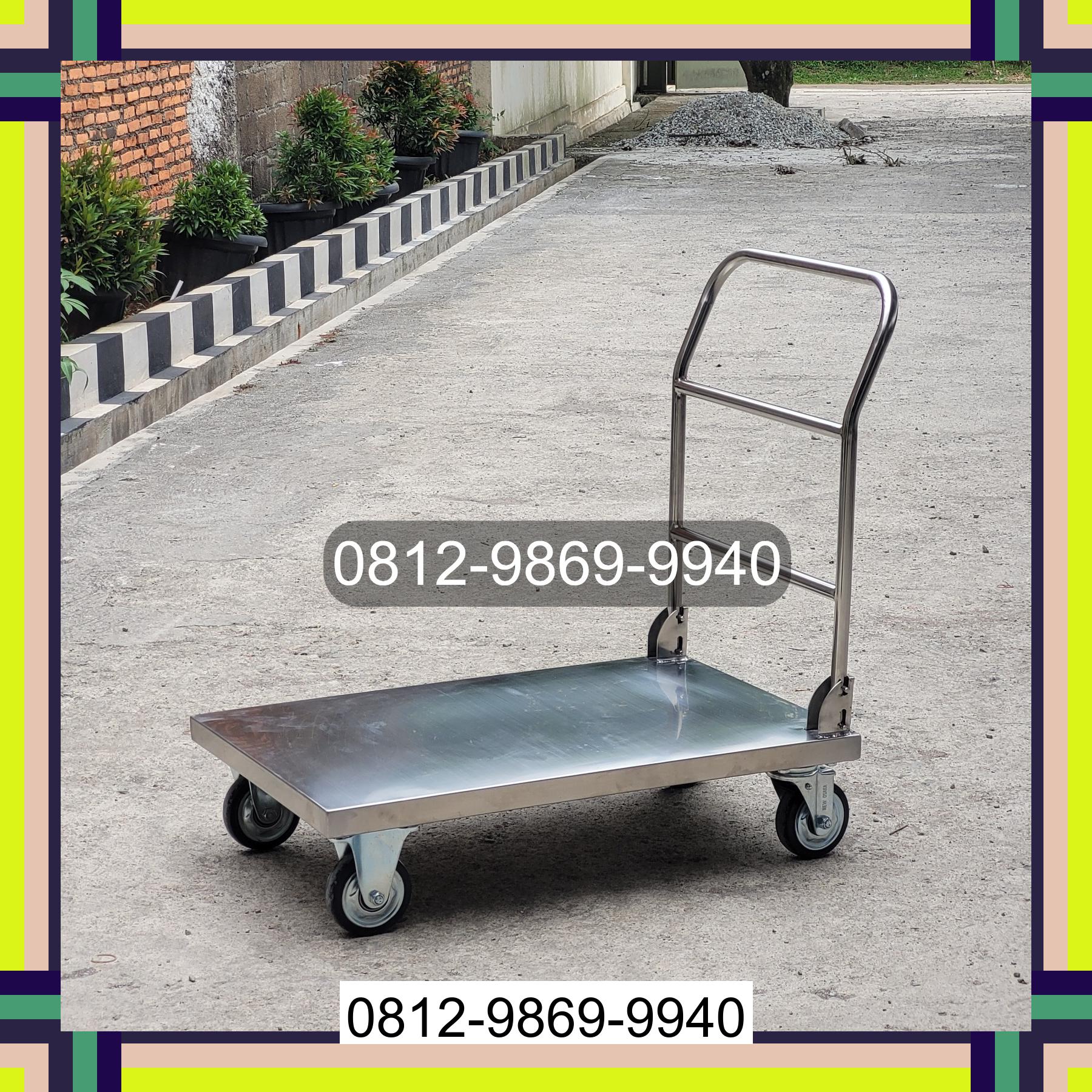 0812-9869-9940 Eksklusif, Jual Handtruck Hand Truck 500 kgg & 300 kg | Troli Barang | Troli lipat | Troli angkut Kisam Tinggi
