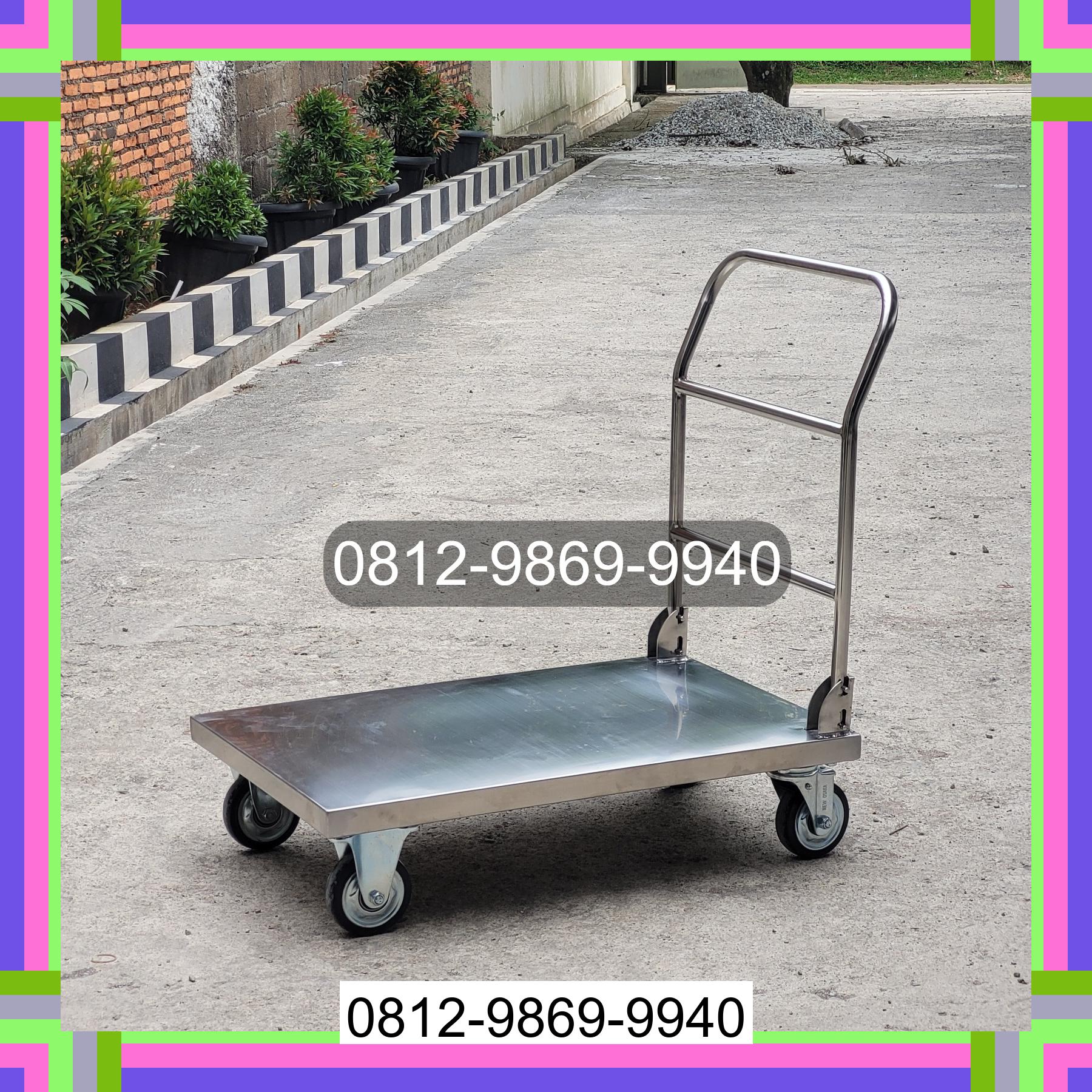 0812-9869-9940 Eksklusif, Jual Handtruck Hand Truck 500 kgg & 300 kg | Troli Barang | Troli lipat | Troli angkut Kluet Tengah